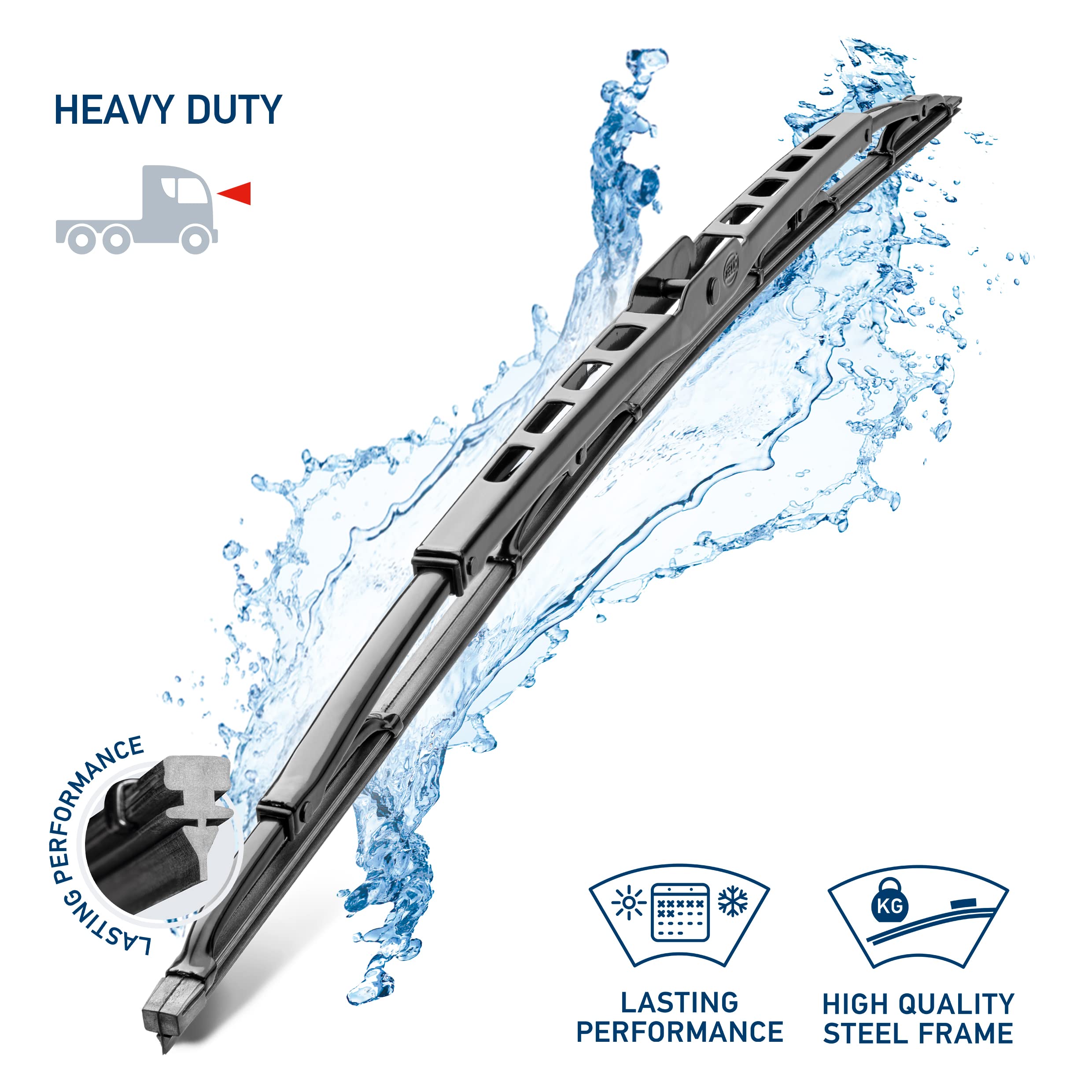 Hella 9Xw191398361 Heavy Duty Wiper Blade, 36'', Single, 1 Pack