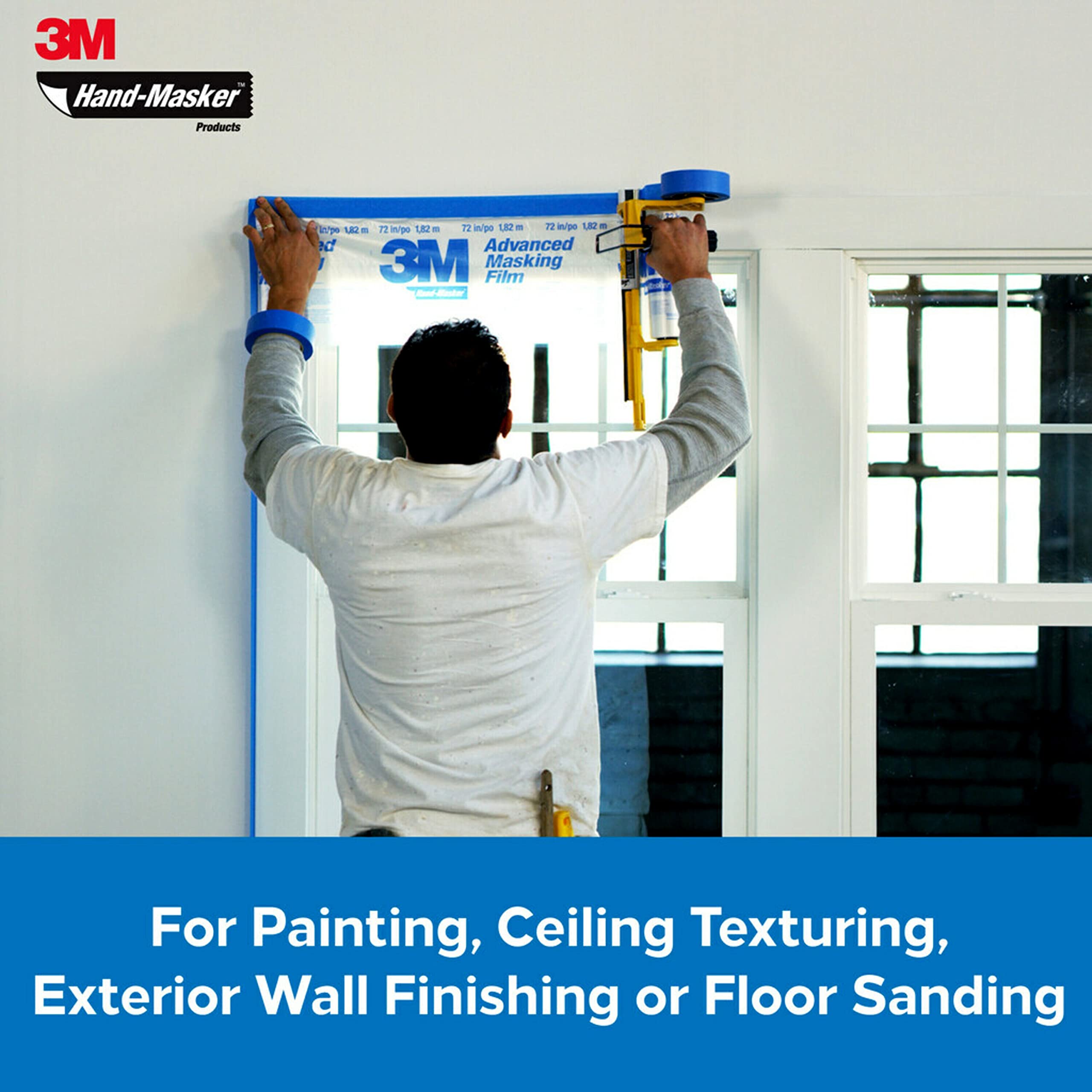 3M™ Hand-Masker™ Pre-Loaded Dispensers, Masking Film Tape Kit