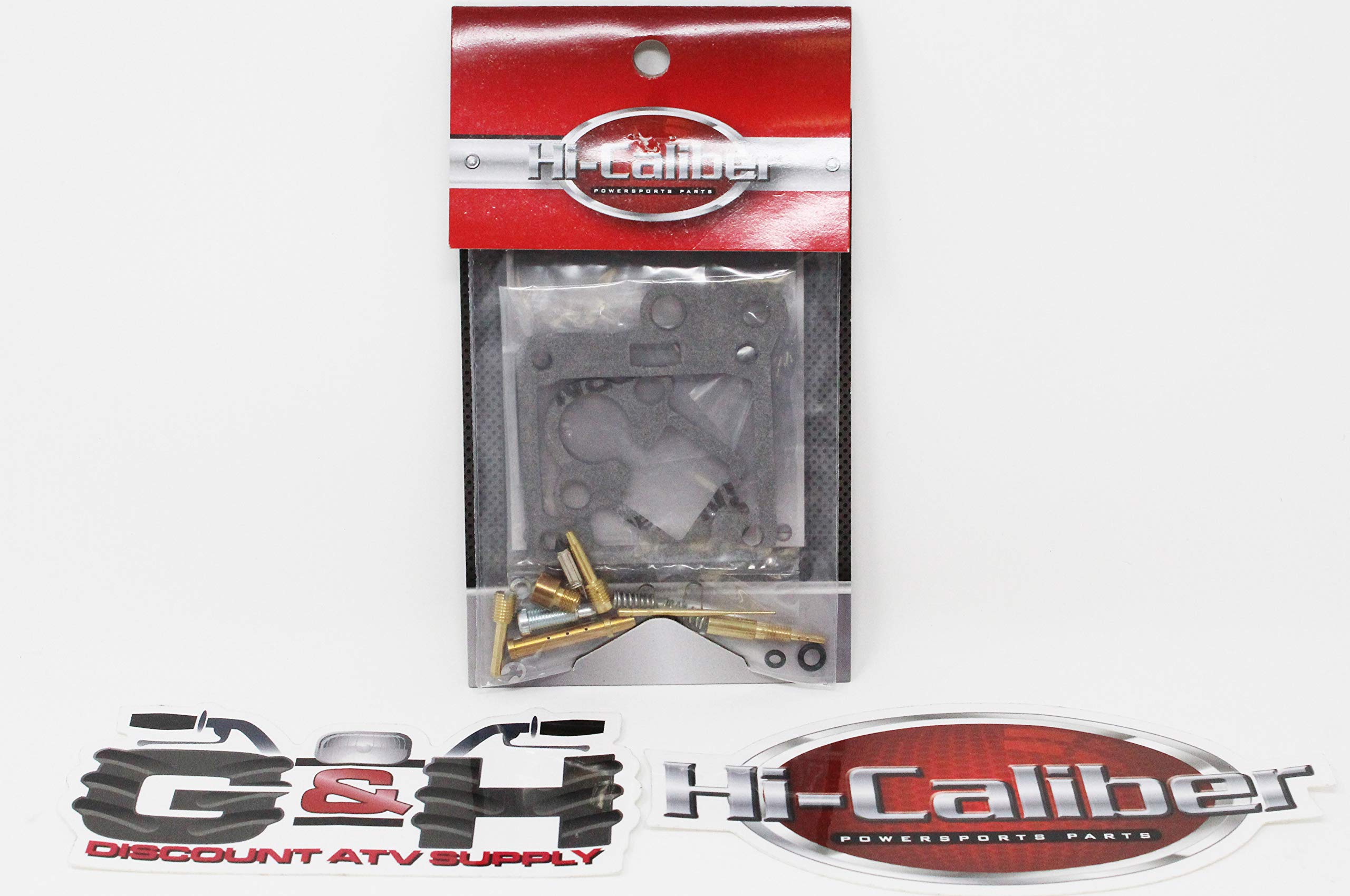 Hi-Caliber Powersports Parts Carburetor Rebuild Kit For 2004-2008 Yamaha Yfm 50 Raptor Atvs Carb Repair