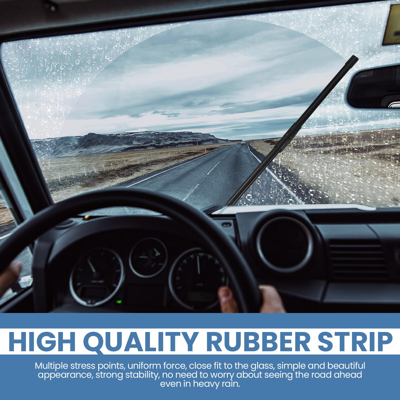 Gspscn Oem Quality 28''+17'' Premium Original Replacement Windshield Wiper Blades,Quiet And Durable Stable High Performance All-