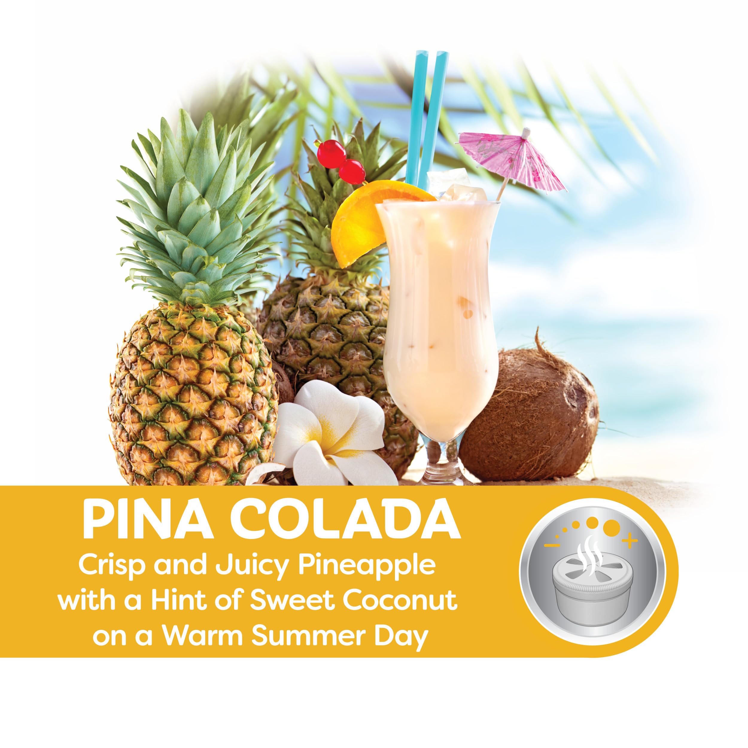 Refresh Your Car! Air Freshener (Pina Colada RF Scent, 1 Pack)