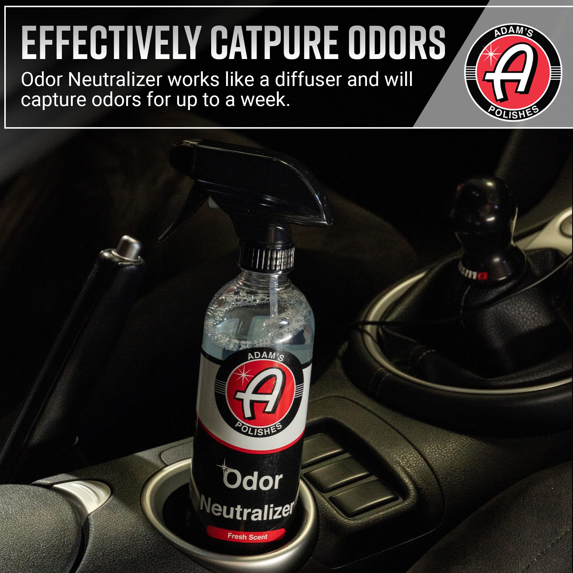 Adam's Polishes Car Air Freshener Spray - Odor Neutralizer, Pineapple Orchid, 16 Fl Oz, Eliminates Pet & Interior Odors