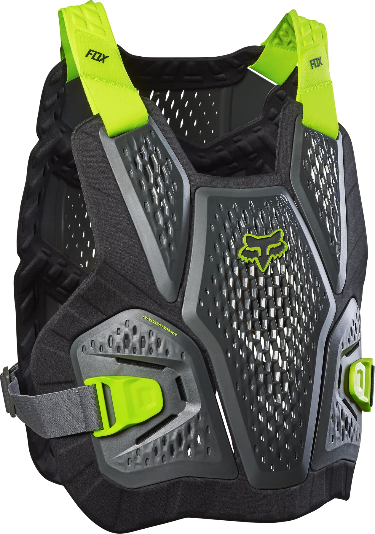 Fox Racing Raceframe Roost Motocross Chest Protector, Dark Shadow, L/Xl