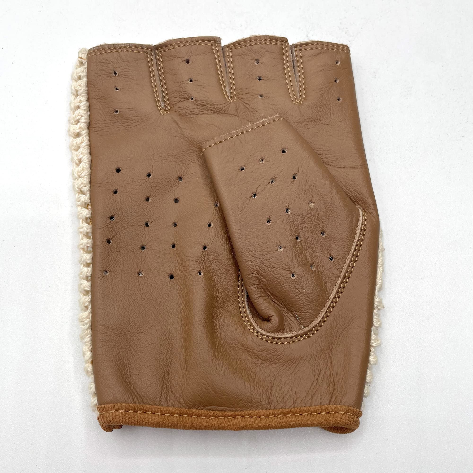 OMP - Tazio Vintage Glove Cream/Brown Leather - SizeL (IB0-0747-A01-010-L)