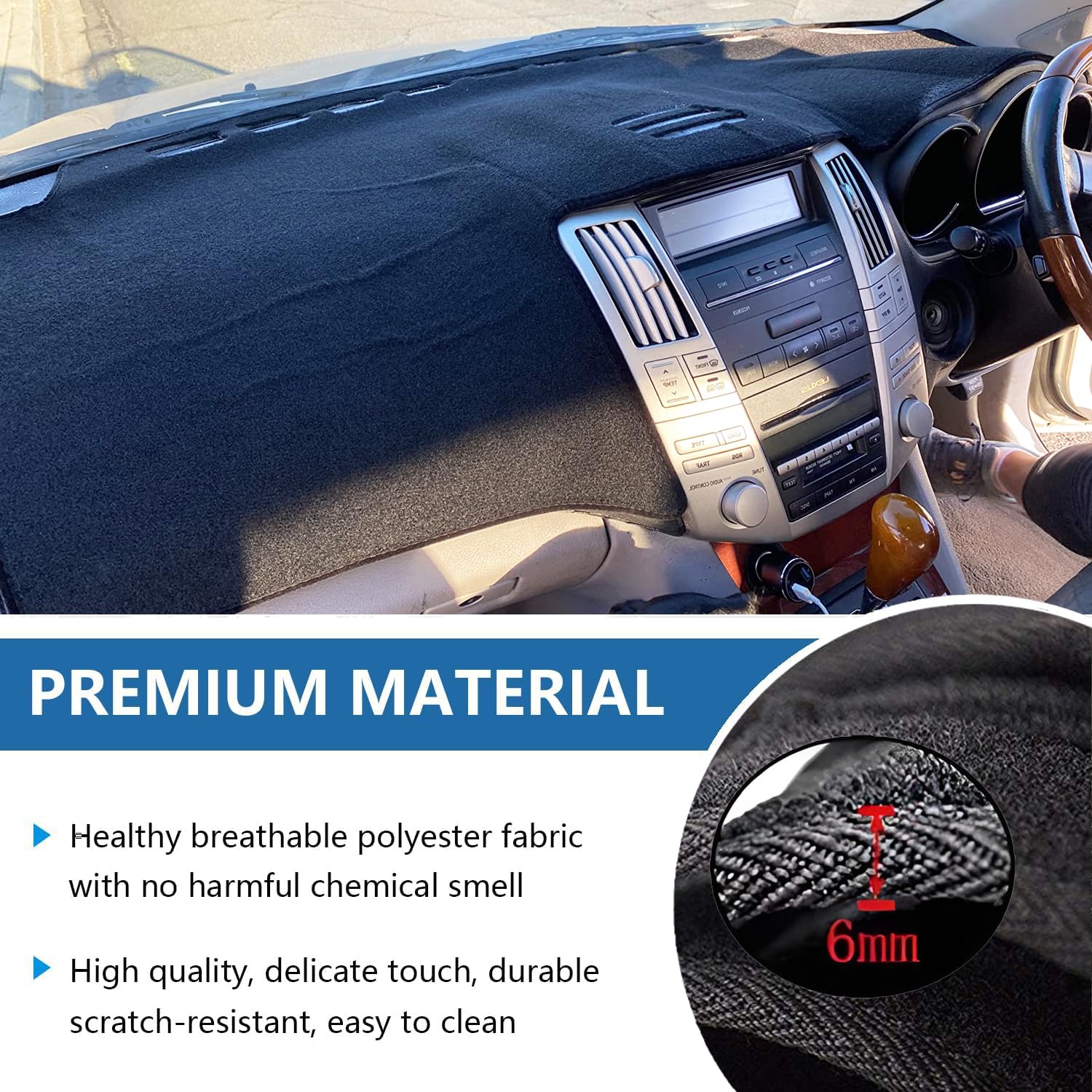 Dashboard Cover Mat for for Kia Sorento 2016 2017 2018 2019 2020 Accessories Dash Cover Dash Mat Sunshade Glare UV Rays Protecto