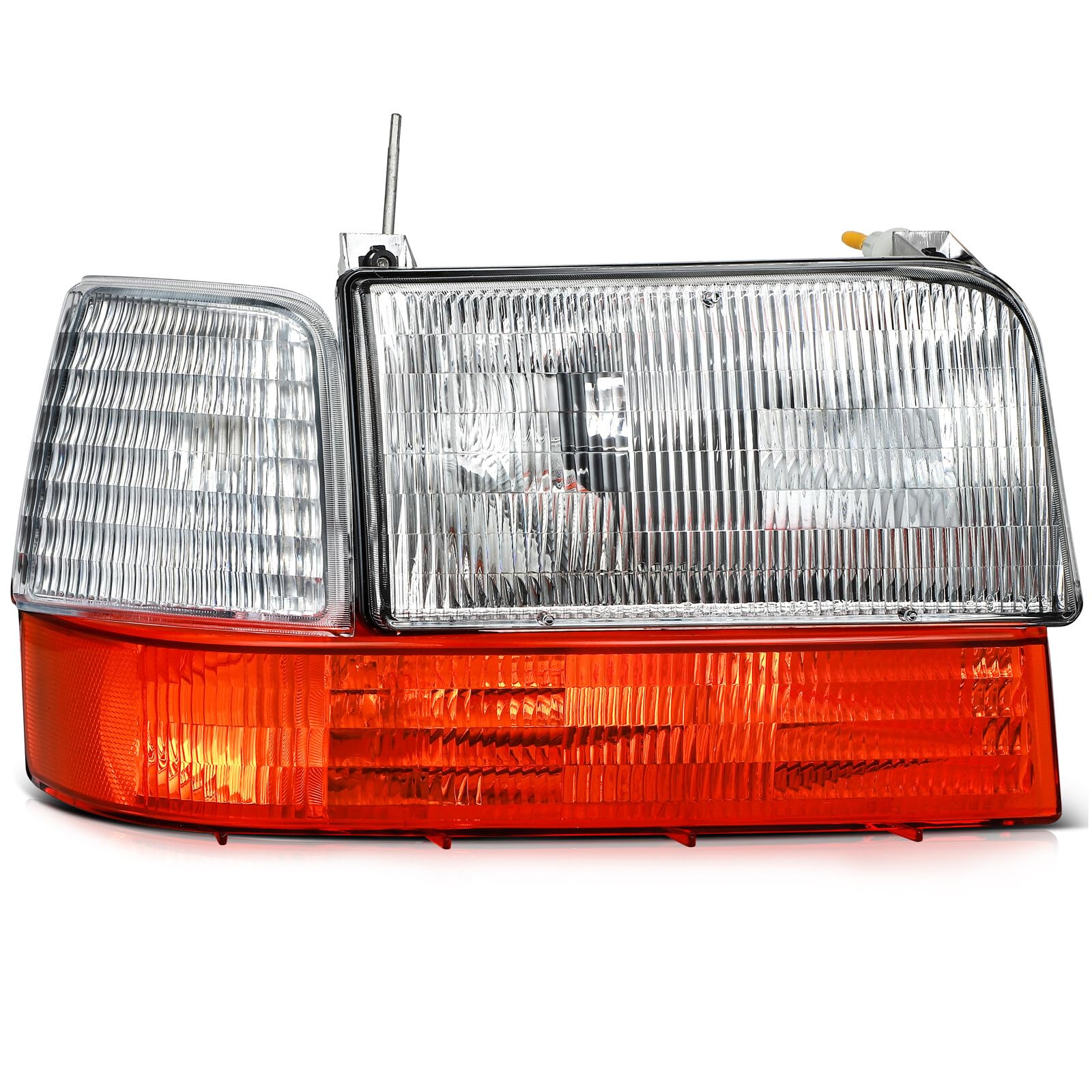 LSAILON Fit For Ford For F-250 2005-2007 For Ford For F-250 Super Duty 2005-2007 For Ford For F-350 2005-2007 Headlight Assembly