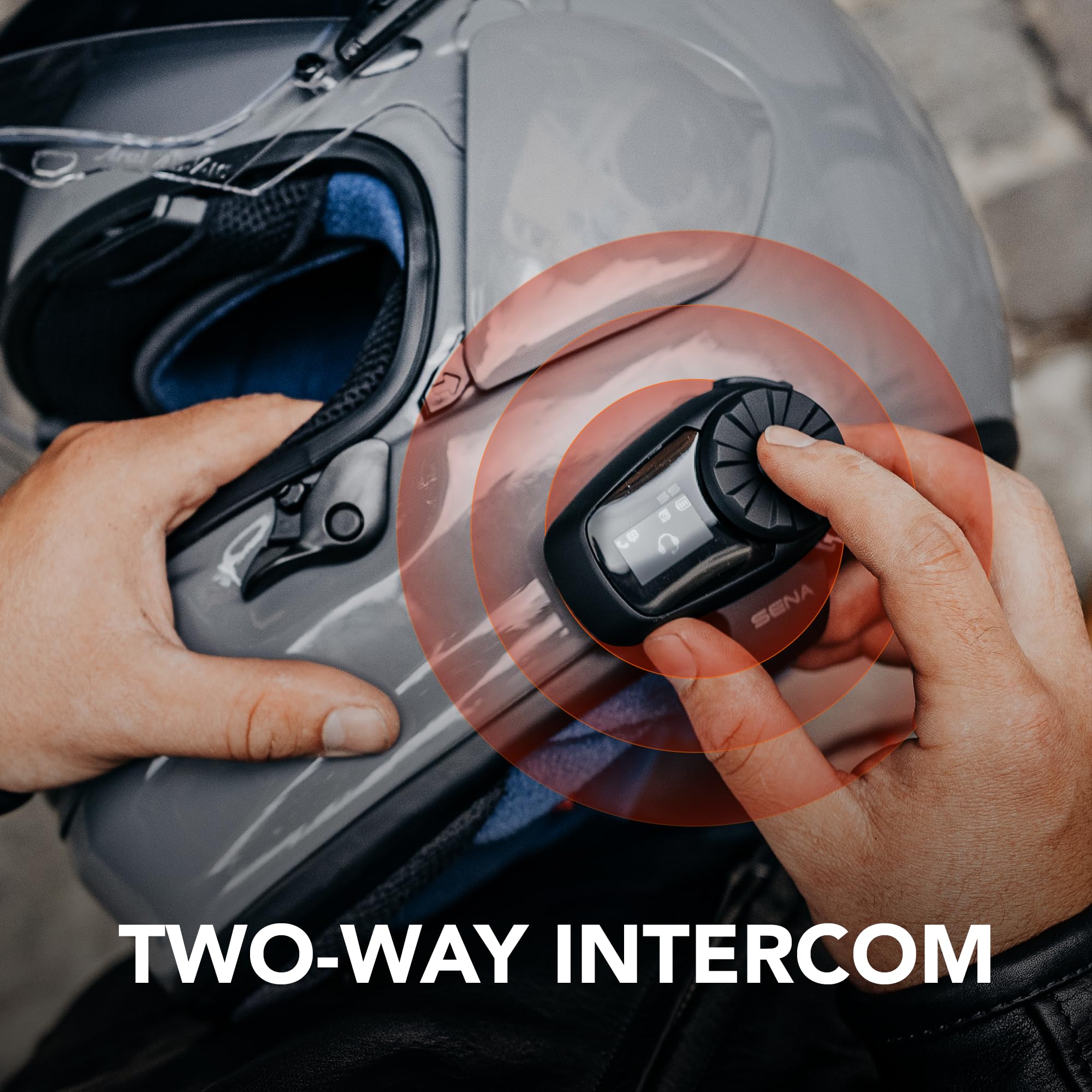 Sena 5S Motorcycle Bluetooth Communication System, Black, Single Pack