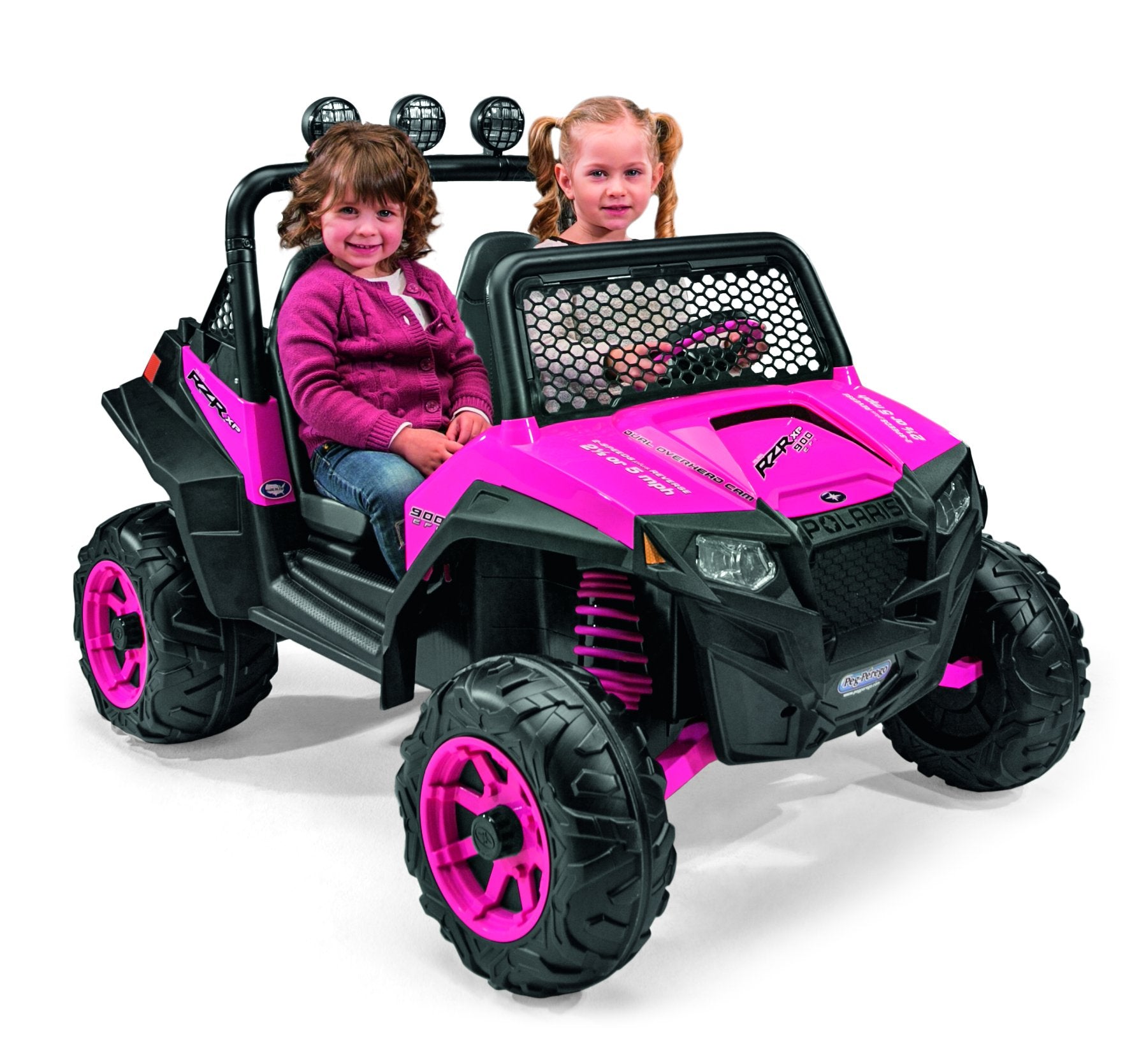 Peg Perego Polaris RZR 900 Front Wheels - Durable Plastic, 8.5 lbs, Model IAKB0543