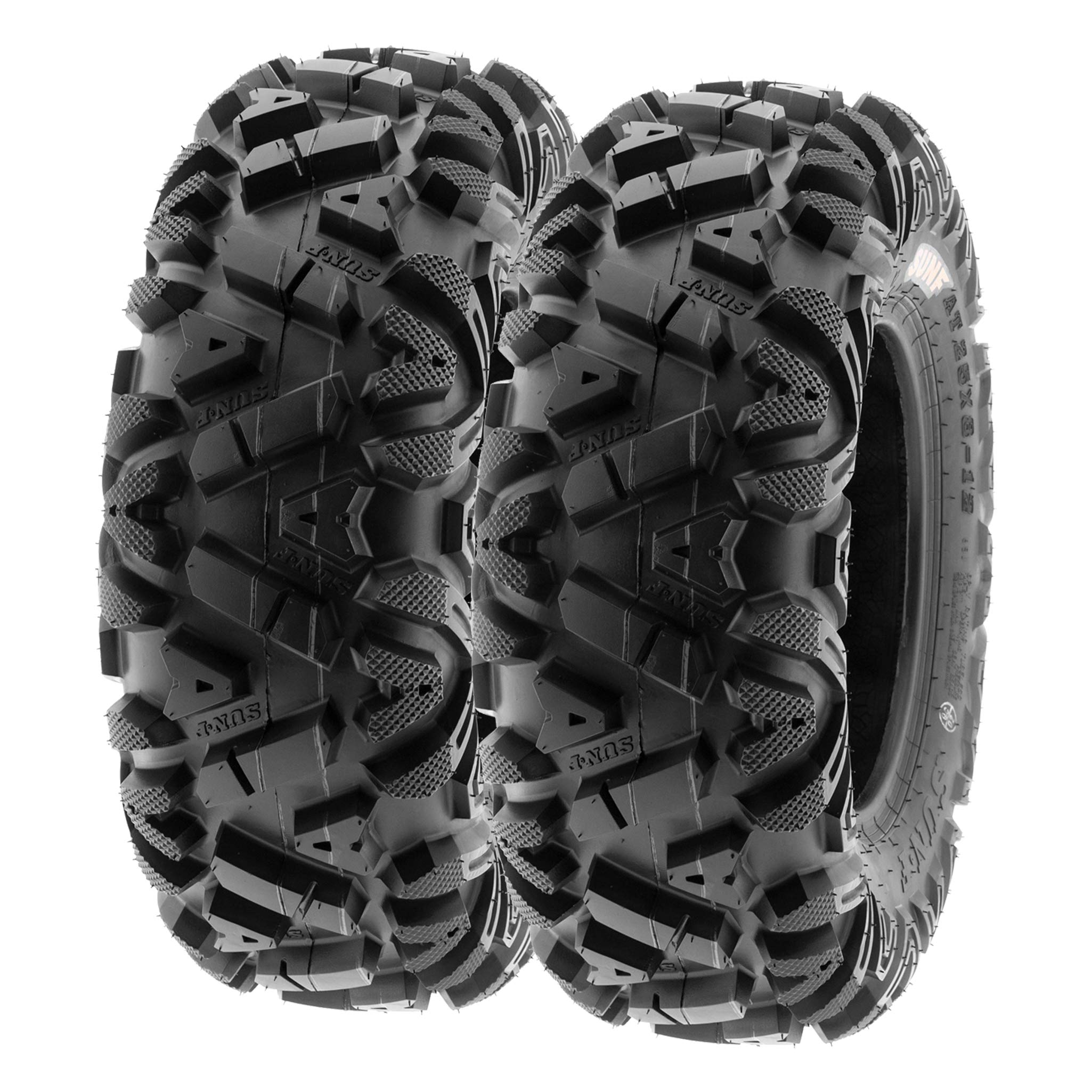 Sunf 28X11-12 Atv Utv 28X11X12 All Terrain Tires 6 Pr A033 Power I - Pair Of 2