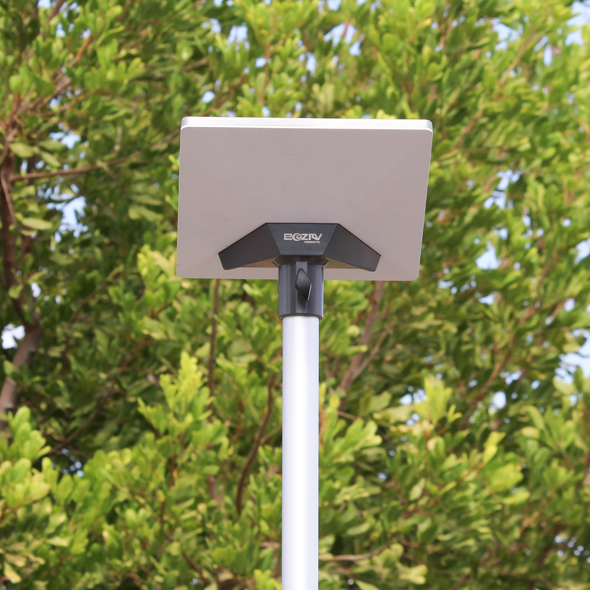 EEZ RV Products Starlink Mini Adapter Kit - 10FT Telescopic Pole & RV Ladder Mount - Fits 1.0 inch Aluminum Ladder Rails