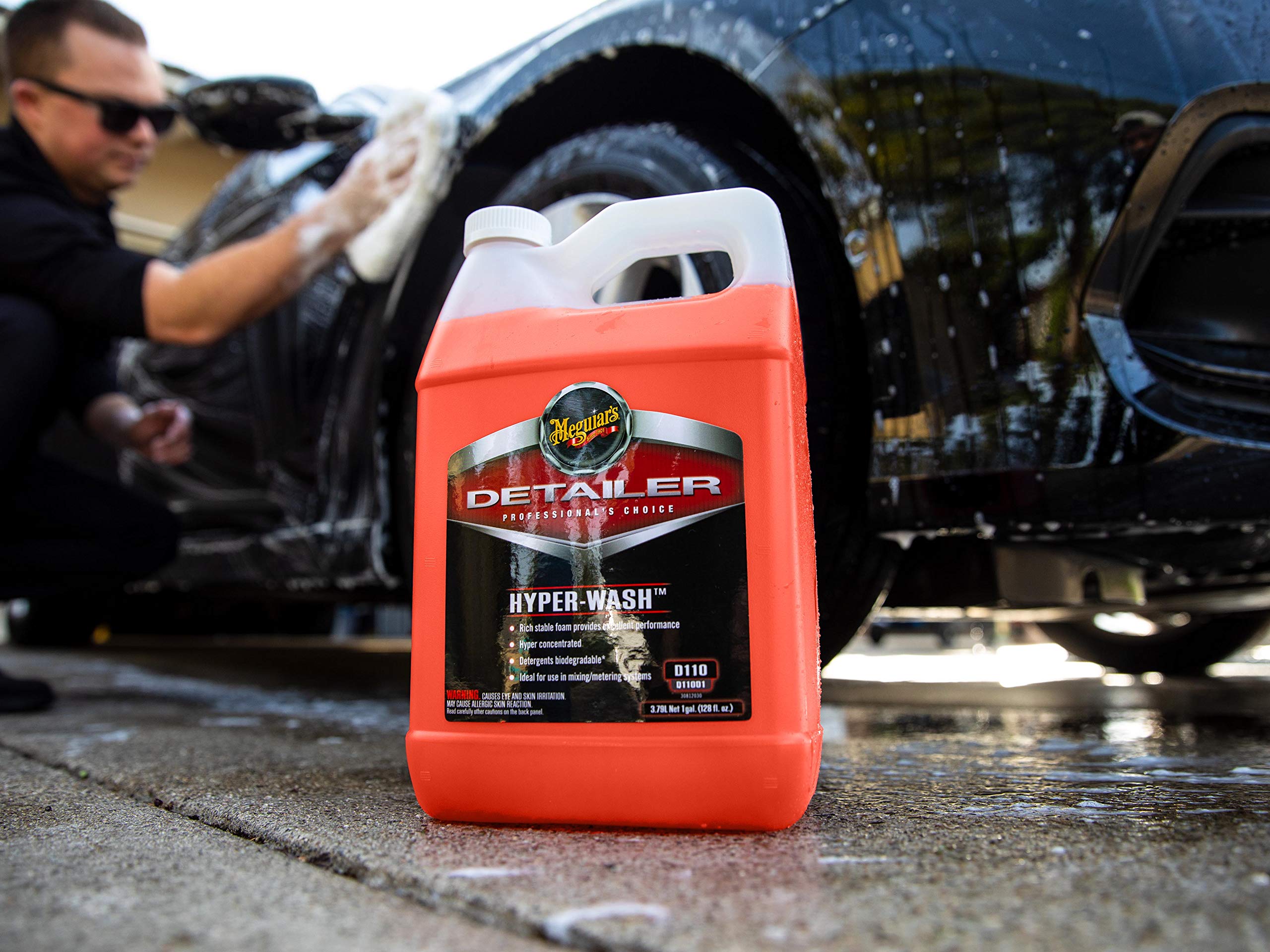 Meguiar's D111 Hyper-Wash Foaming Car Wash - 1 Gallon, Coral - Lifts Dirt & Leaves Shine