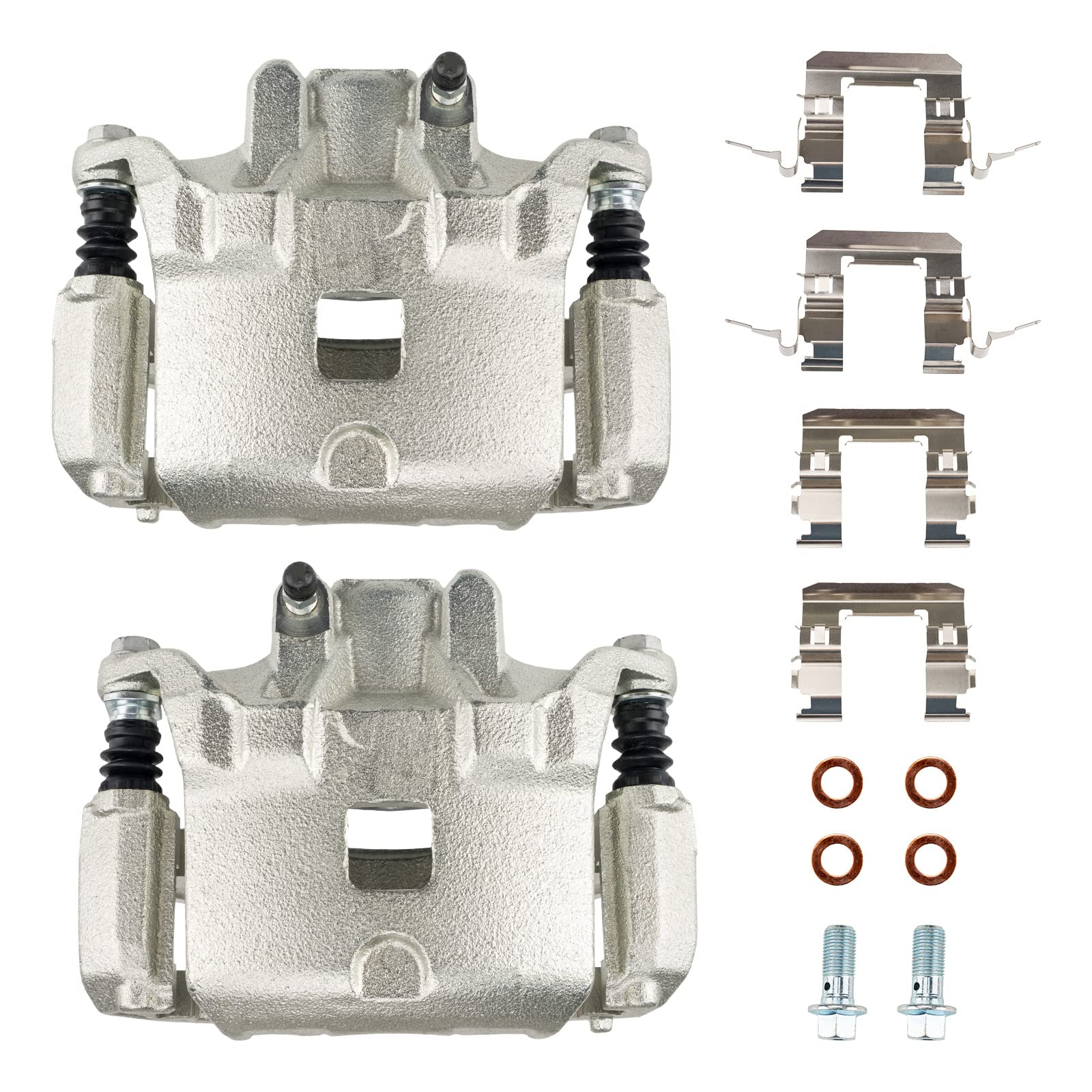 Philtop 19-B2690 19-B2691 Front Disc Brake Caliper Assembly Fit For Nissan Infiniti Altima 2002 2003 2004 2005 2006, Maxima 2002