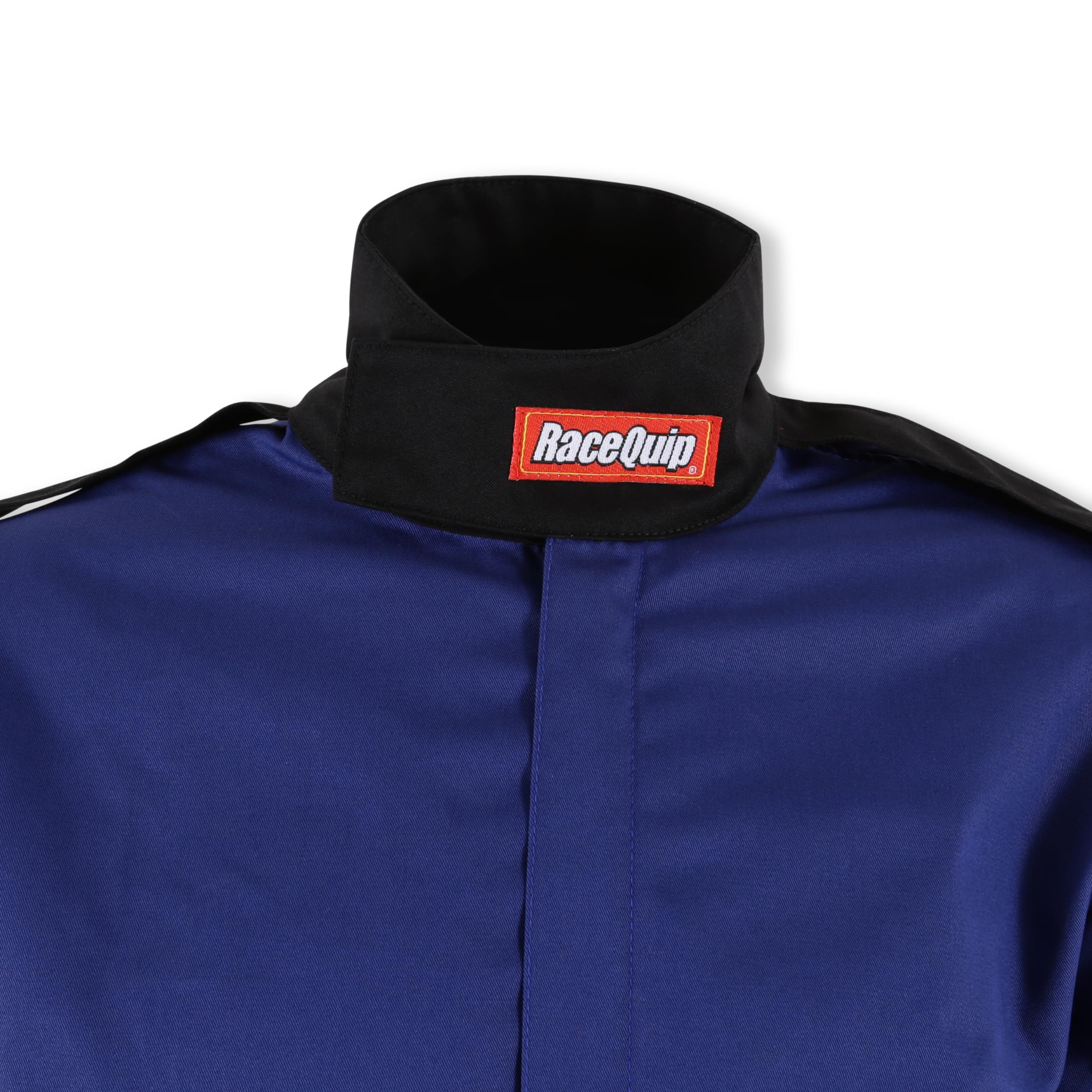 Racequip 111023Rqp 110 Series Driving Jacket Sfi 3.2A/1 Blue/Black Stripe Medium