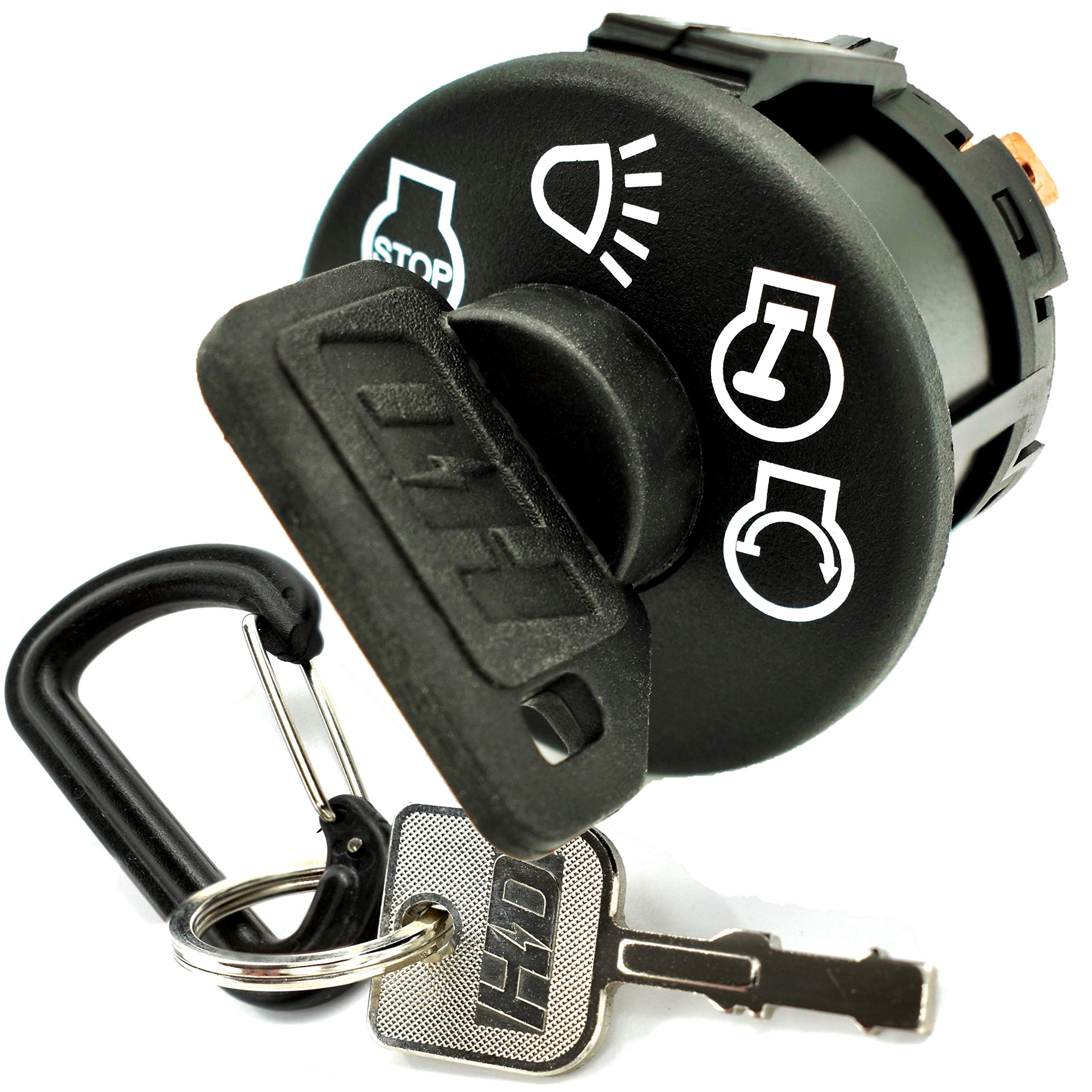 Hd Switch Starter Ignition Key Switch Fits John Deere D100 D105 D110 D120 D125 D130 D140 D150 D155 D160 D170 E100 E110 E120 E130 E140 E150 E160 E170 E180 S Series Includes 1 Umbrella & 1 Steel Key