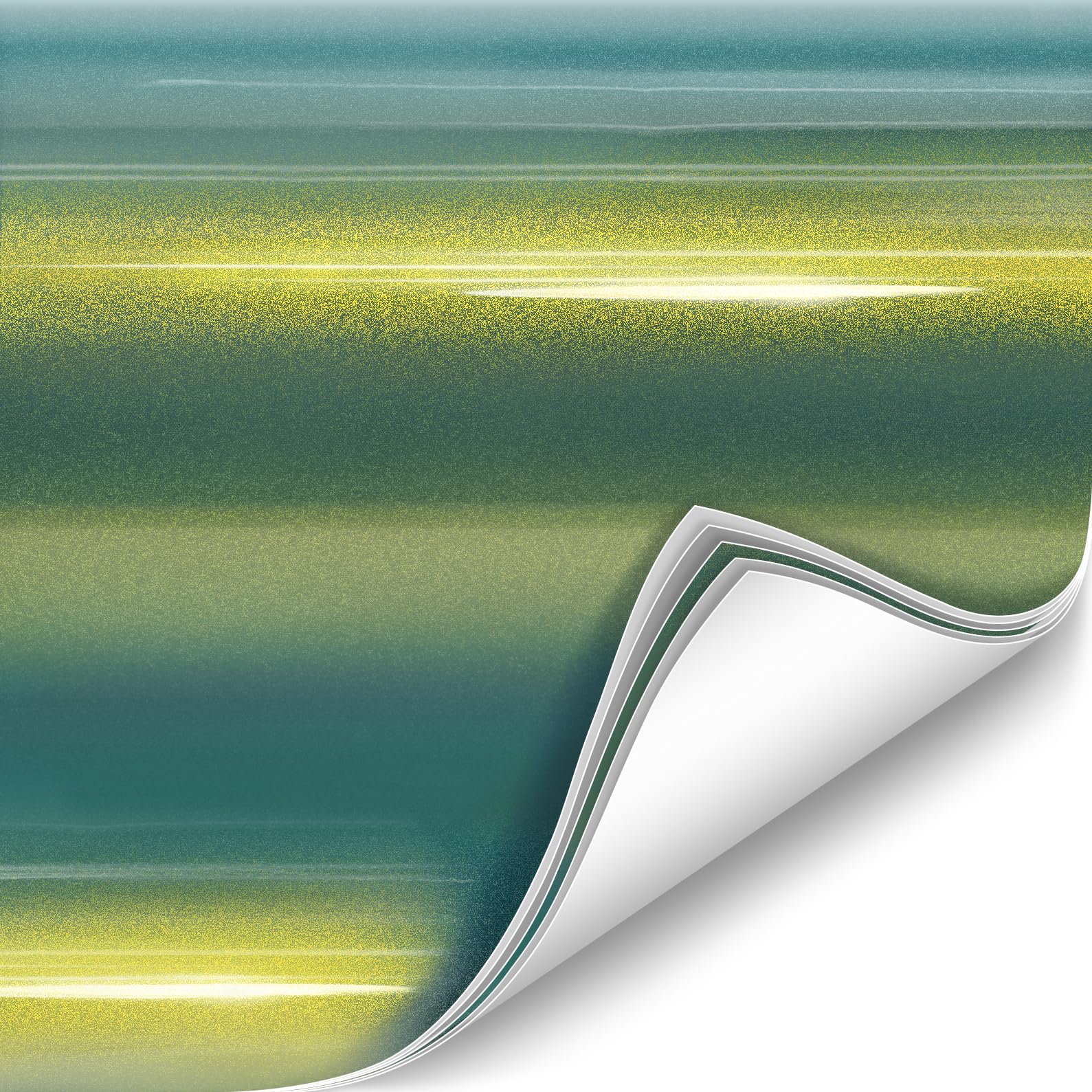 Colorfusion Ppf By Vvivid, Gloss Flip Thunder Green Dry Apply Ppf Vinyl Car Wrap Roll 1.3Ft X 5Ft