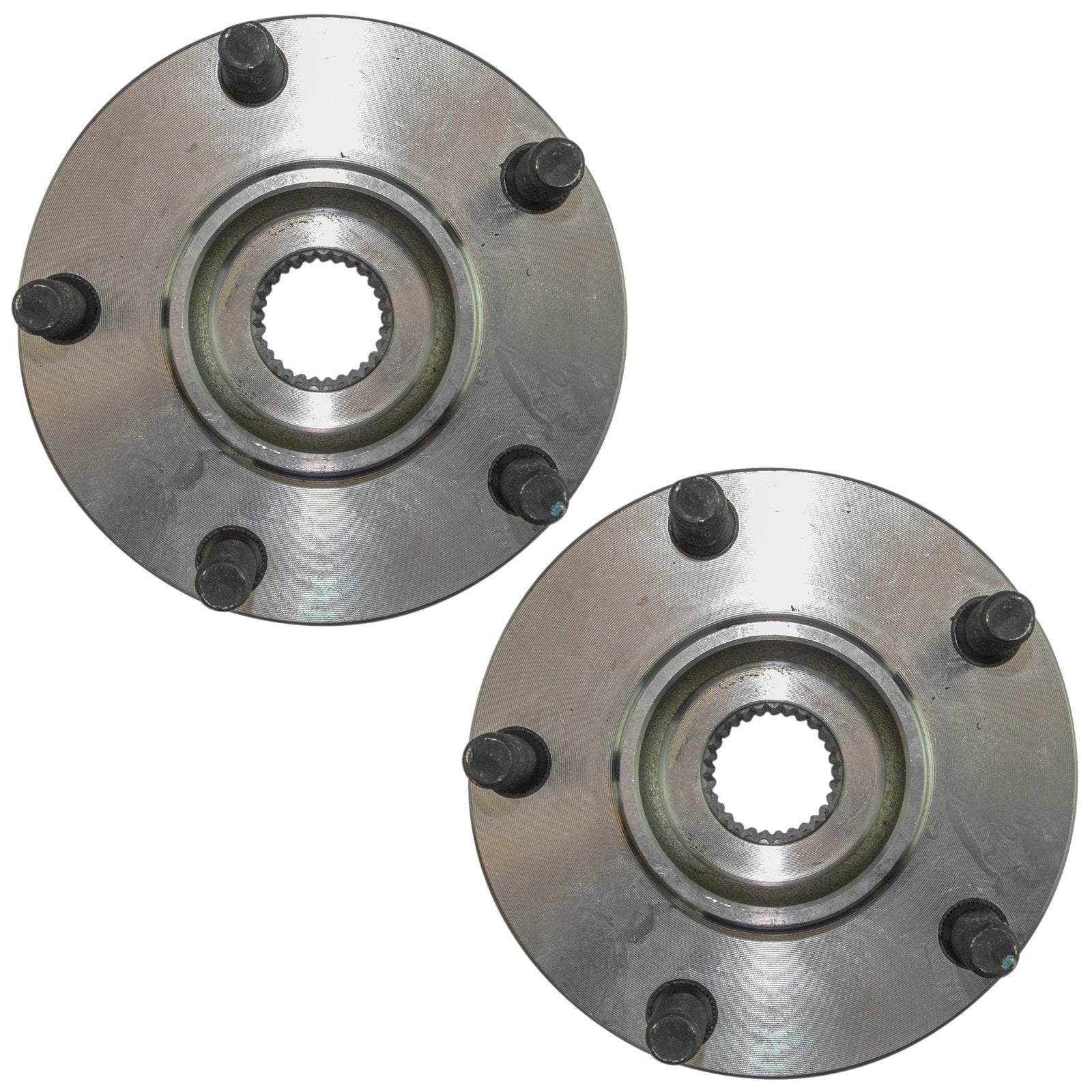 Trq Front Wheel Hub Bearings Assembly Set Compatible With 2011-2017 Nissan Juke 2011-2012 Leaf