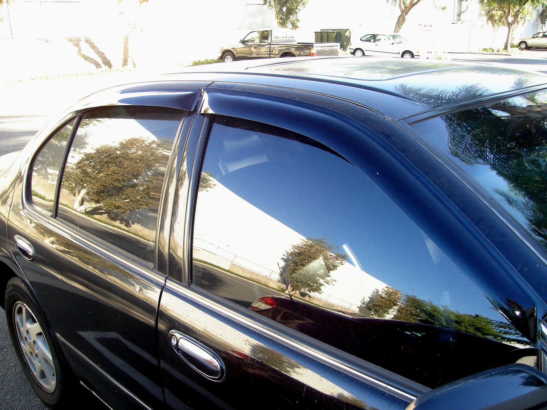 Car Window Rain Guard | Outside Mount Visors Auto Side Window Deflectors | Windows Visor Rain Shields Compatible With 2013-2016
