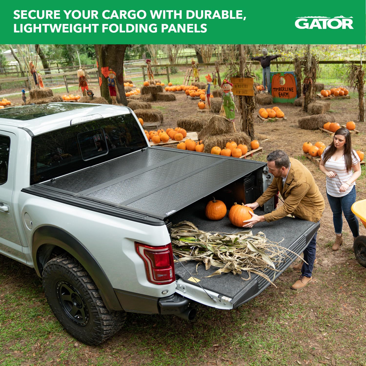 Gator Efx Hard Tri-Fold Truck Bed Tonneau Cover | Gc24010 | Fits 2008 - 2016 Ford F-250/350 Super Duty 6' 9'' Bed (81'')