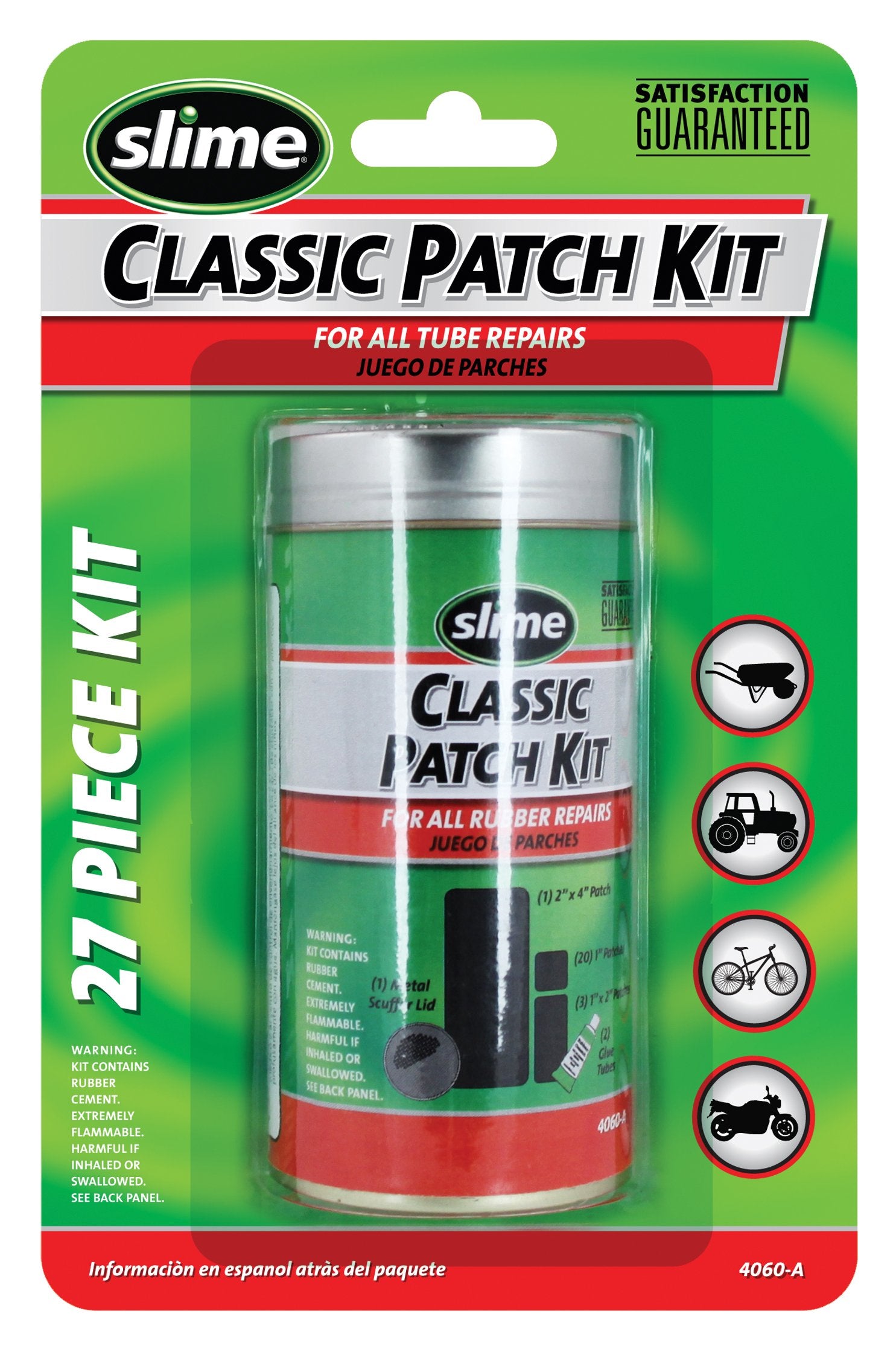 Slime 4060A Classic Rubber Patch Kit 27Piece