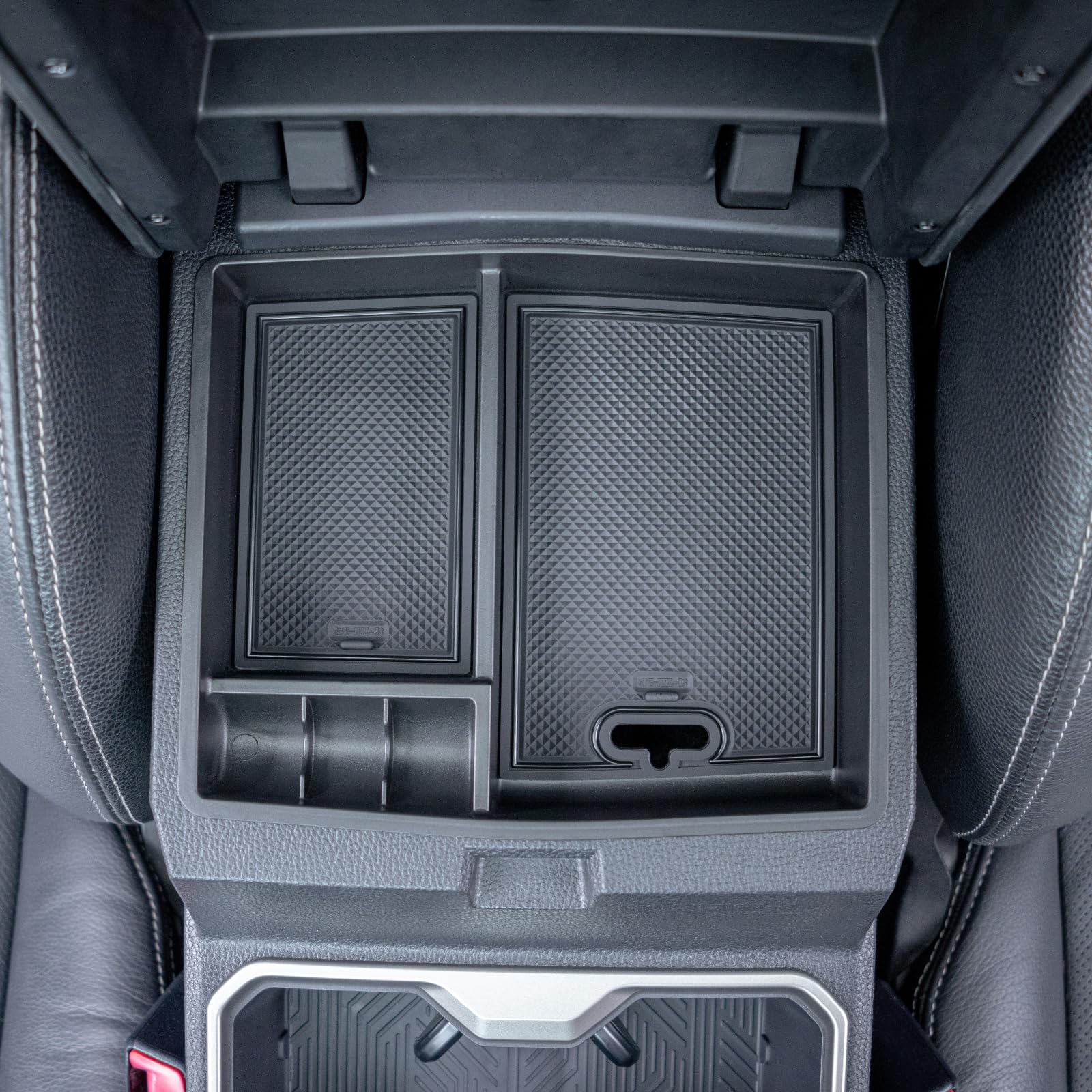 JKCOVER Center Console Organizer for 2024+ Toyota Tacoma - 2PCS Tray and Divider Storage Accessories, Model JC-TA-094
