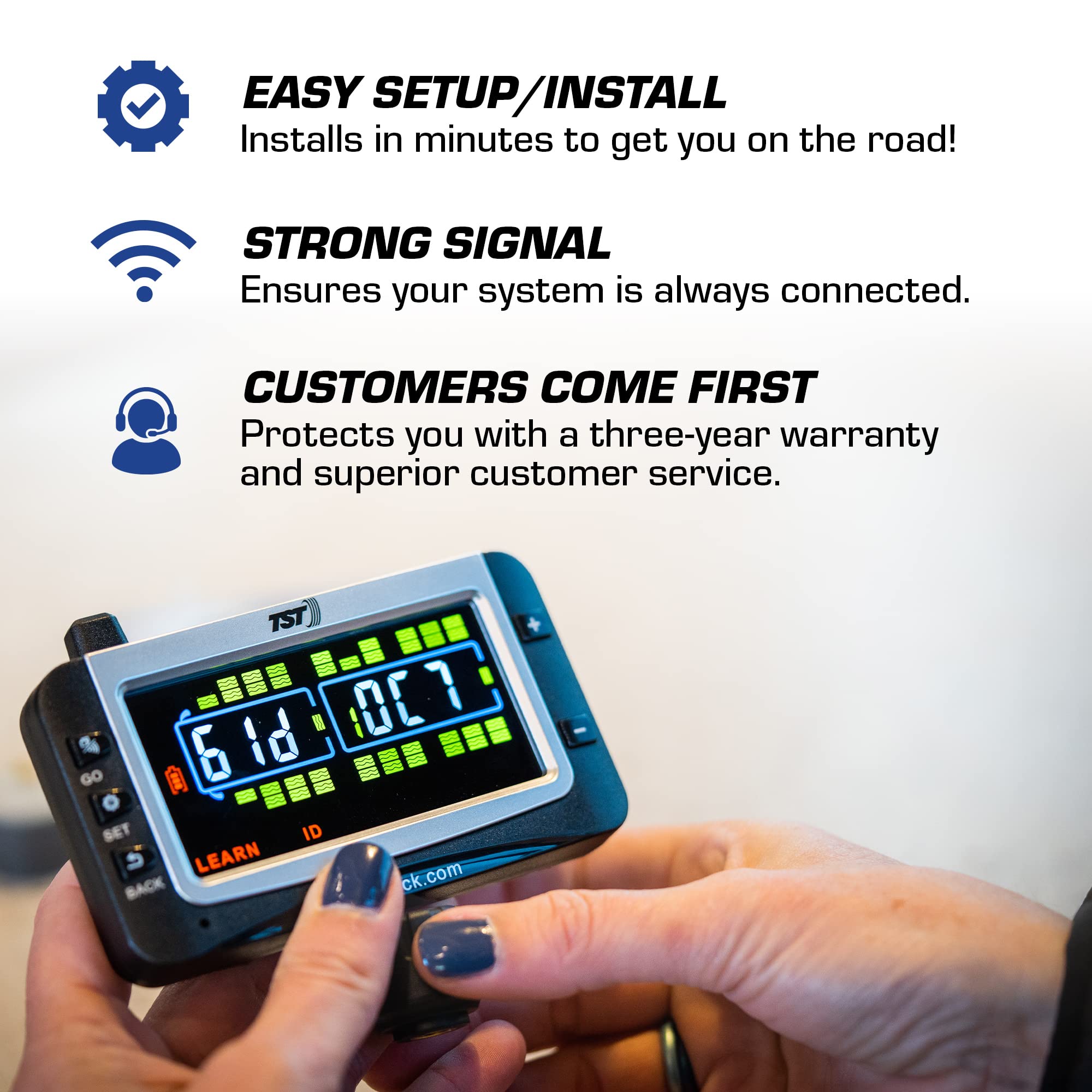 TST 507 TPMS (Flow Thru, 4 Sensors)