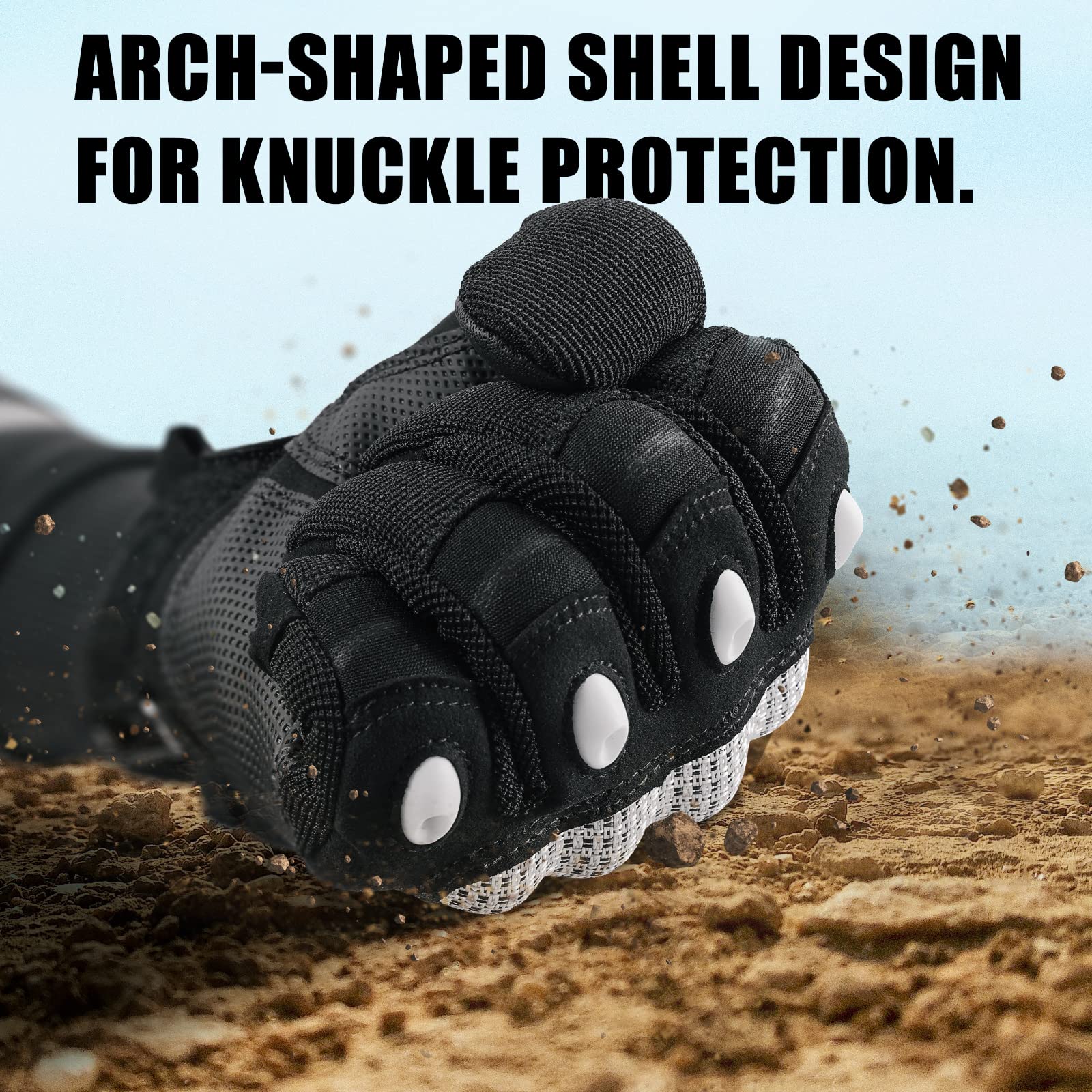 Cierto Motorcycle Gloves For Women And Men: Full Finger Touch Screen Tactical Glove With Breathable Hard Knuckle And Adjustable