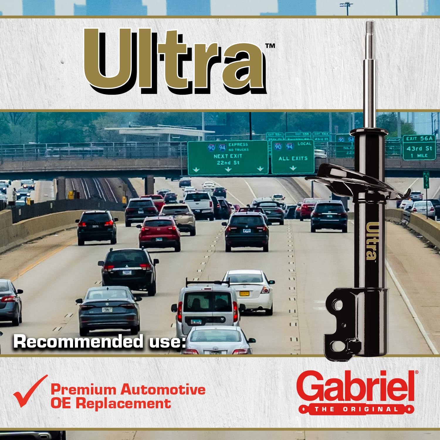 Gabriel G56518 Ultra Strut (1 Pack)