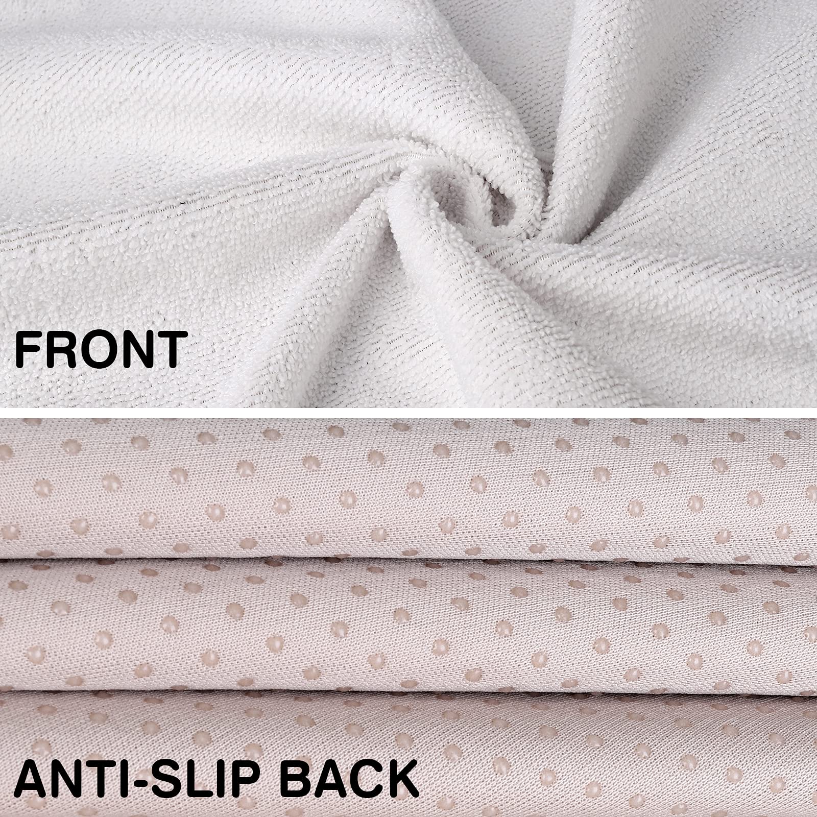 Leader Accessories Towel Bucket Seat Cover Waterproof White Machine Washable For Athletes Running Swimming Boxing Workout Outdoo