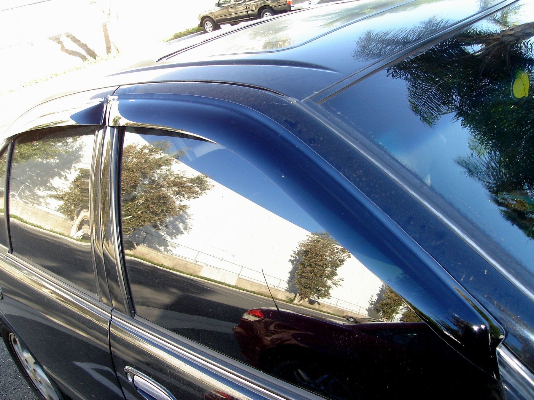 Car Window Rain Guard | Outside Mount Visors Auto Side Window Deflectors | Windows Visor Rain Shields Compatible With 1993-1998