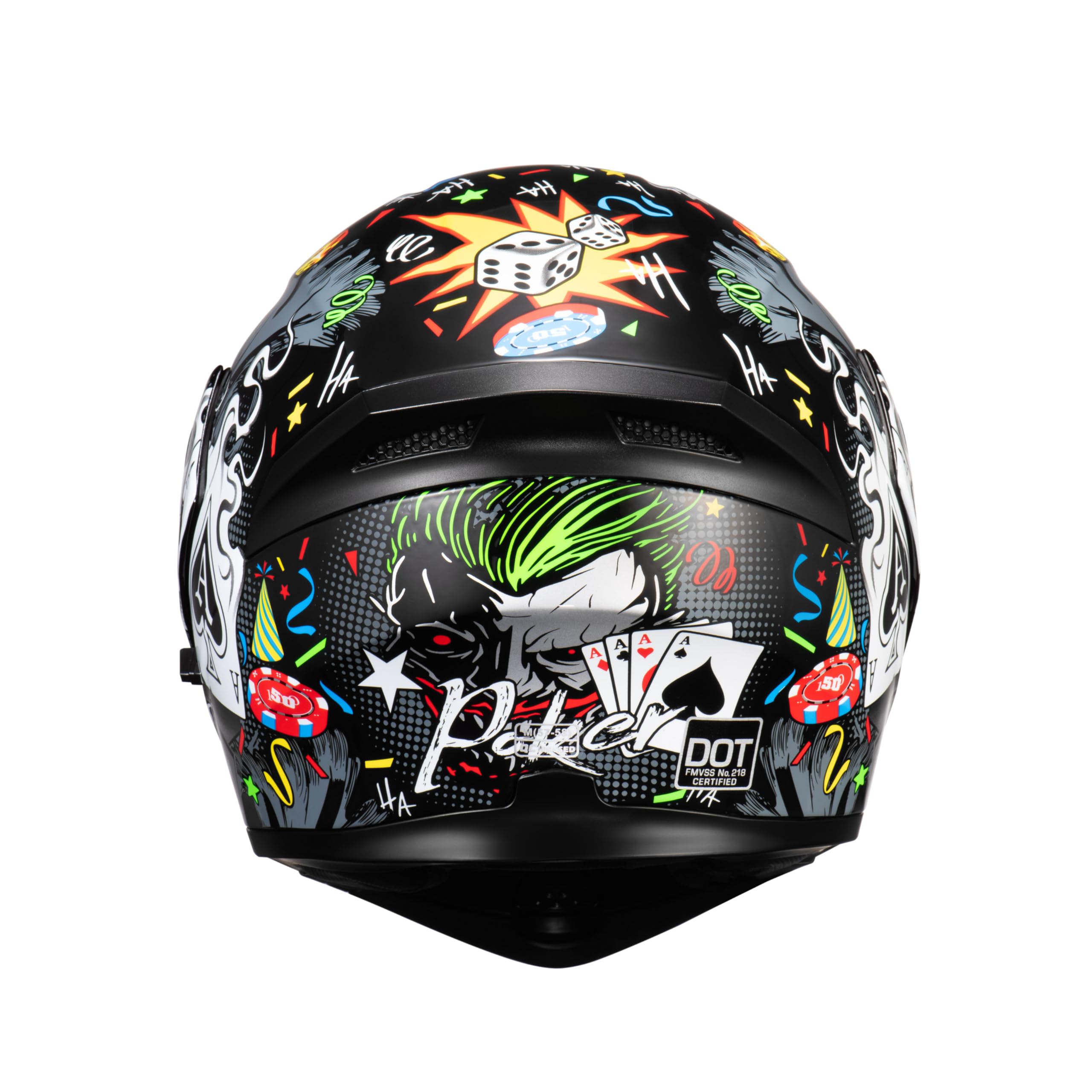 KYPARA Motorcycle Modular Full Face Helmet, DOT Certified, XL, Multi-Color, ABS Material, Dual Visor Flip Up Design