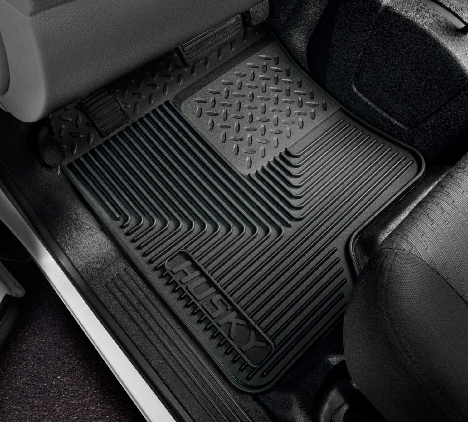 Husky Liners - Heavy Duty Front Floor Mats | 1987 - 1991 Chevrolet Blazer, 1975 - 1986 Chevrolet C20/K20, 1994 - 2001 Ram 1500 ,
