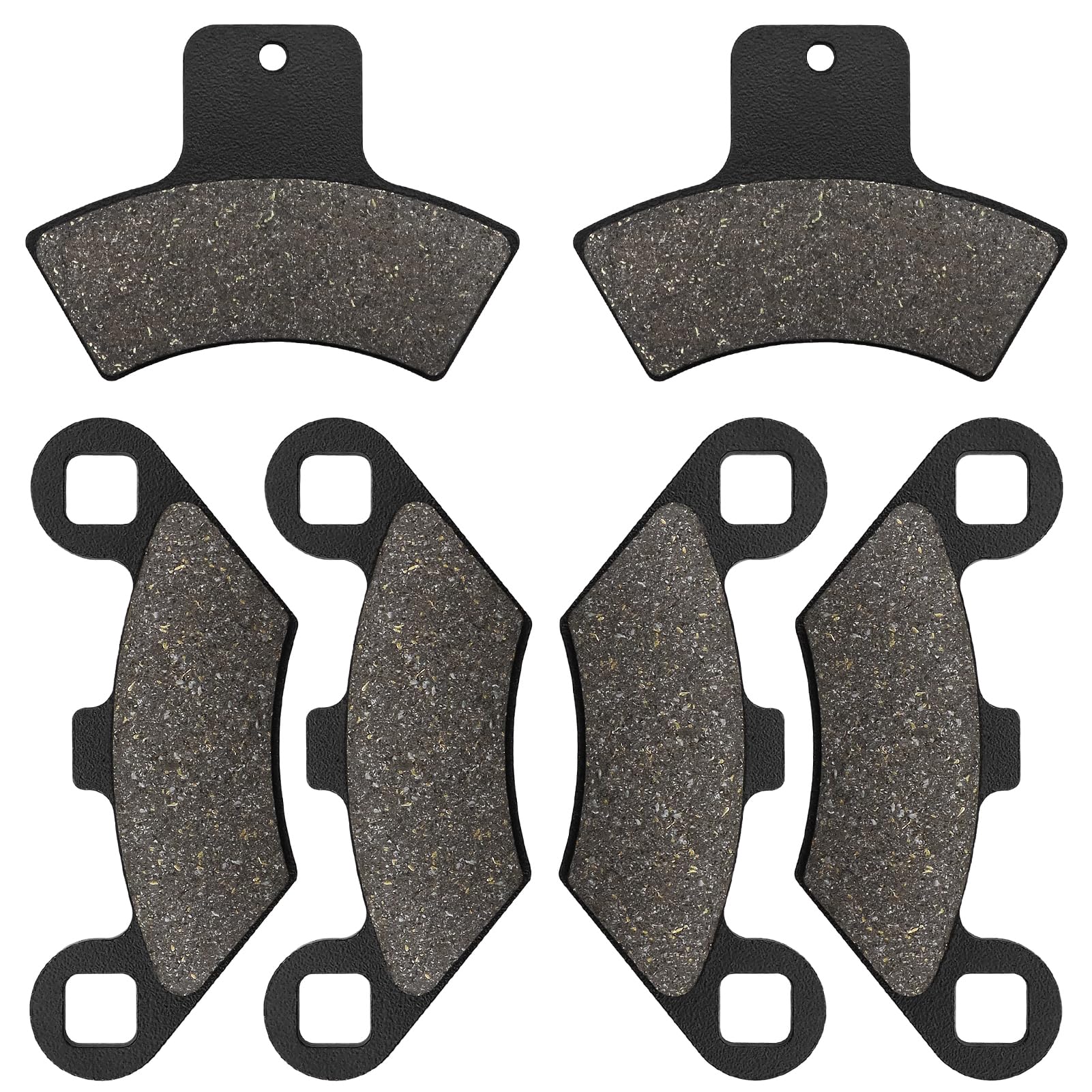 ZICOO Front & Rear Brake Pads for Polaris Sportsman 500 4x4 HO 335 400 Scrambler 500 Magnum 325 TrailBlazer 250 400 Trail Boss 3