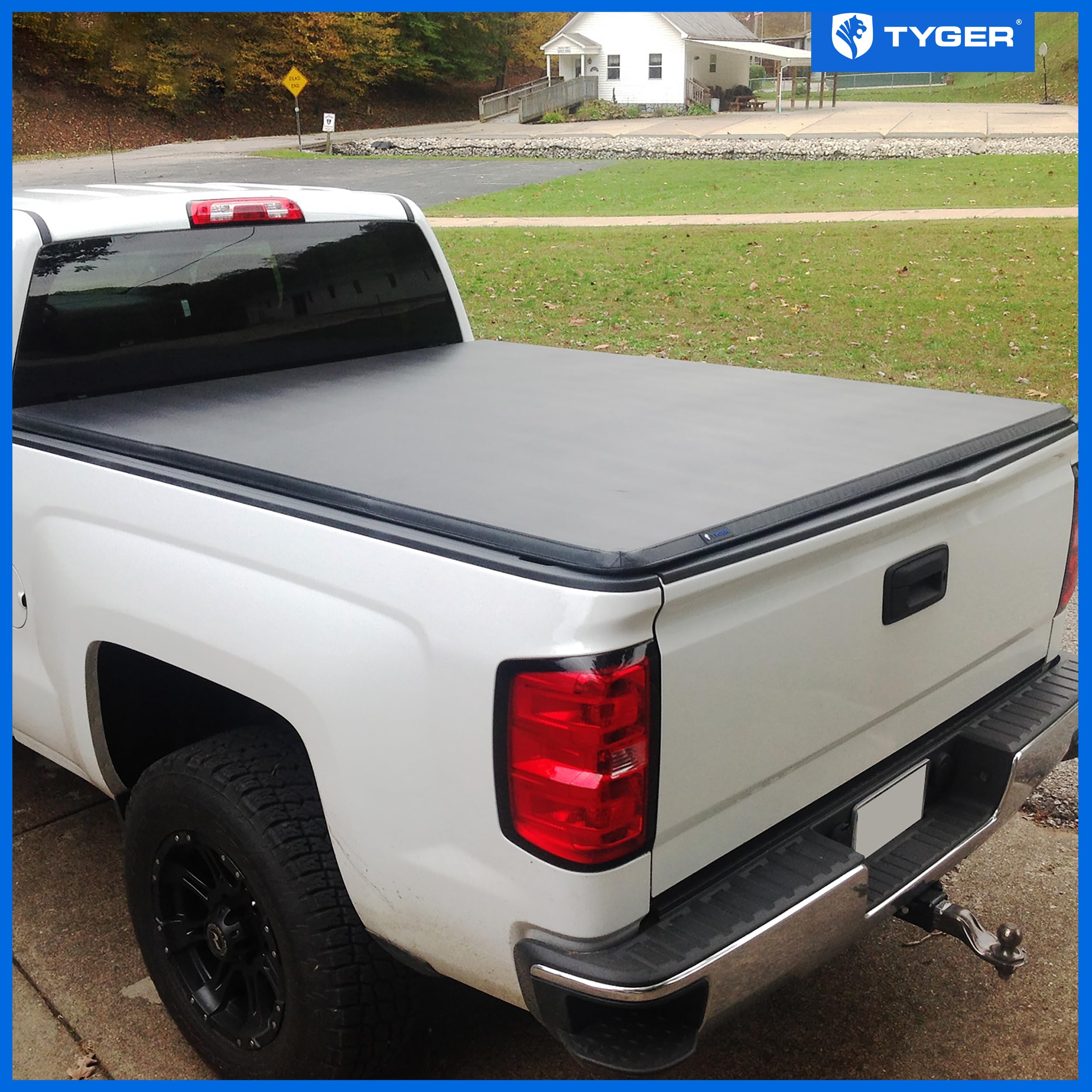Tyger Auto T3 Soft Tri-Fold Truck Bed Tonneau Cover Compatible With 2014-2018 Chevy Silverado / Gmc Sierra 1500; 2015-2019 2500H
