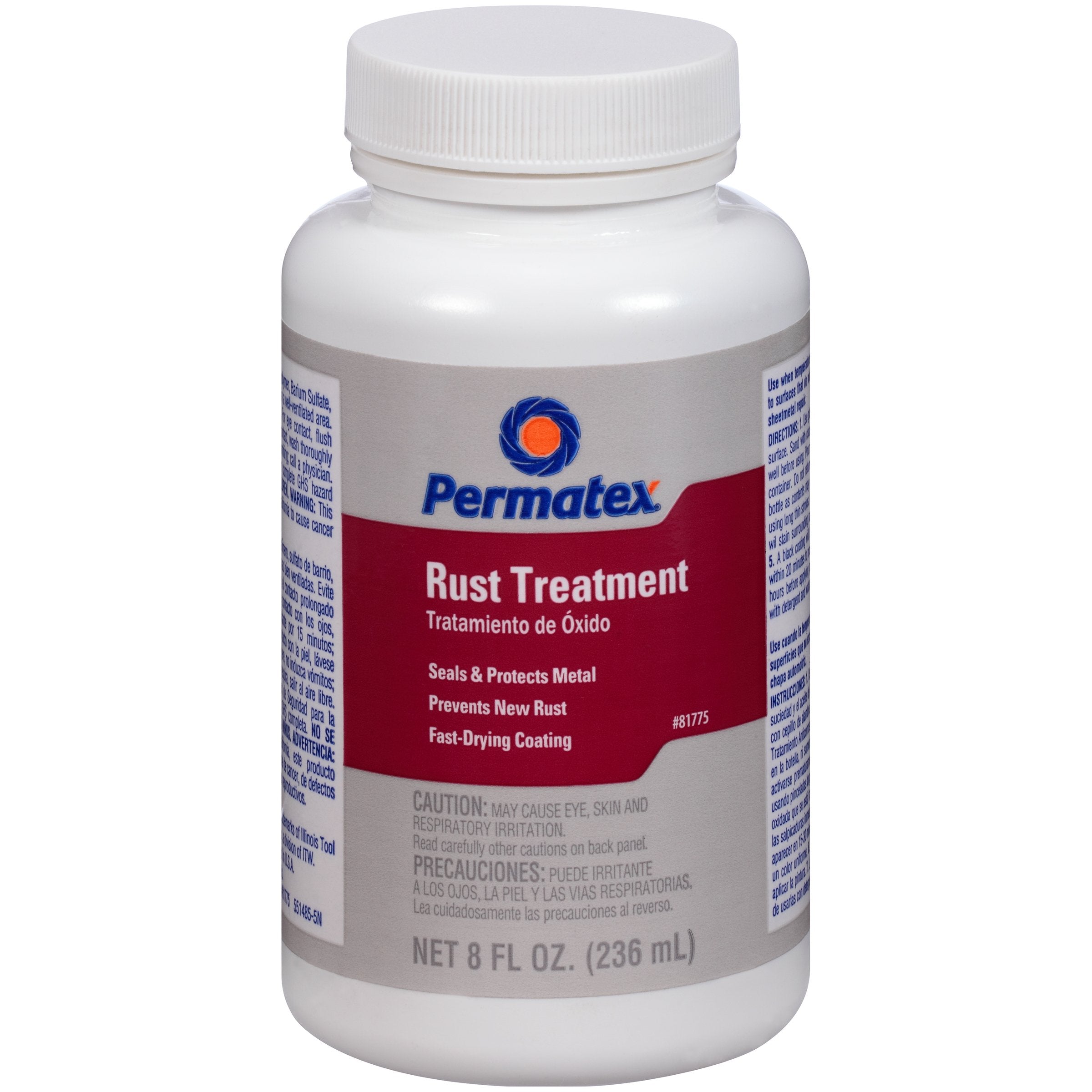 Permatex 81775-12PK Rust Treatment,8 oz. (Pack of 12)
