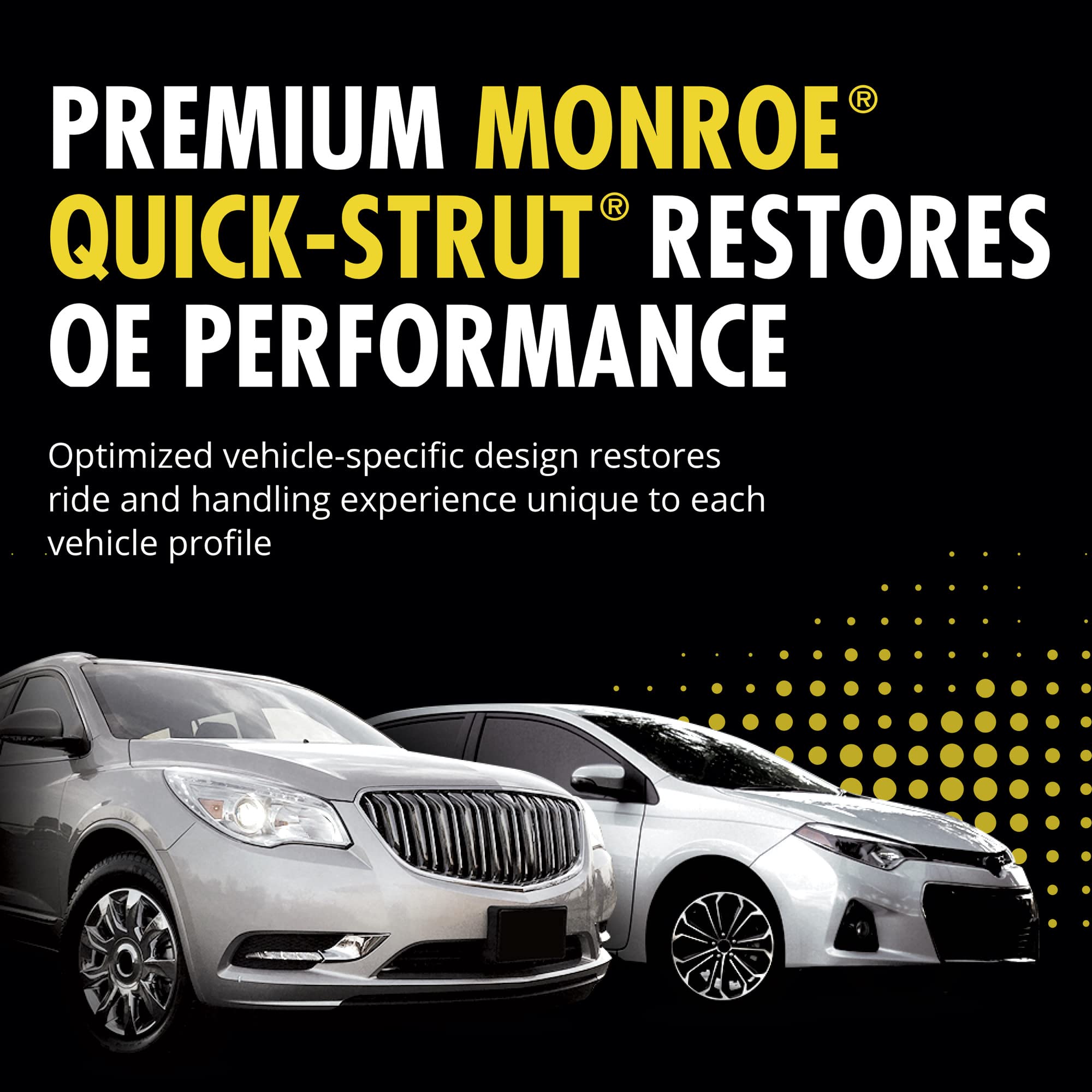Monroe Quick-Strut 171373R Suspension Strut and Coil Spring Assembly for Toyota Corolla