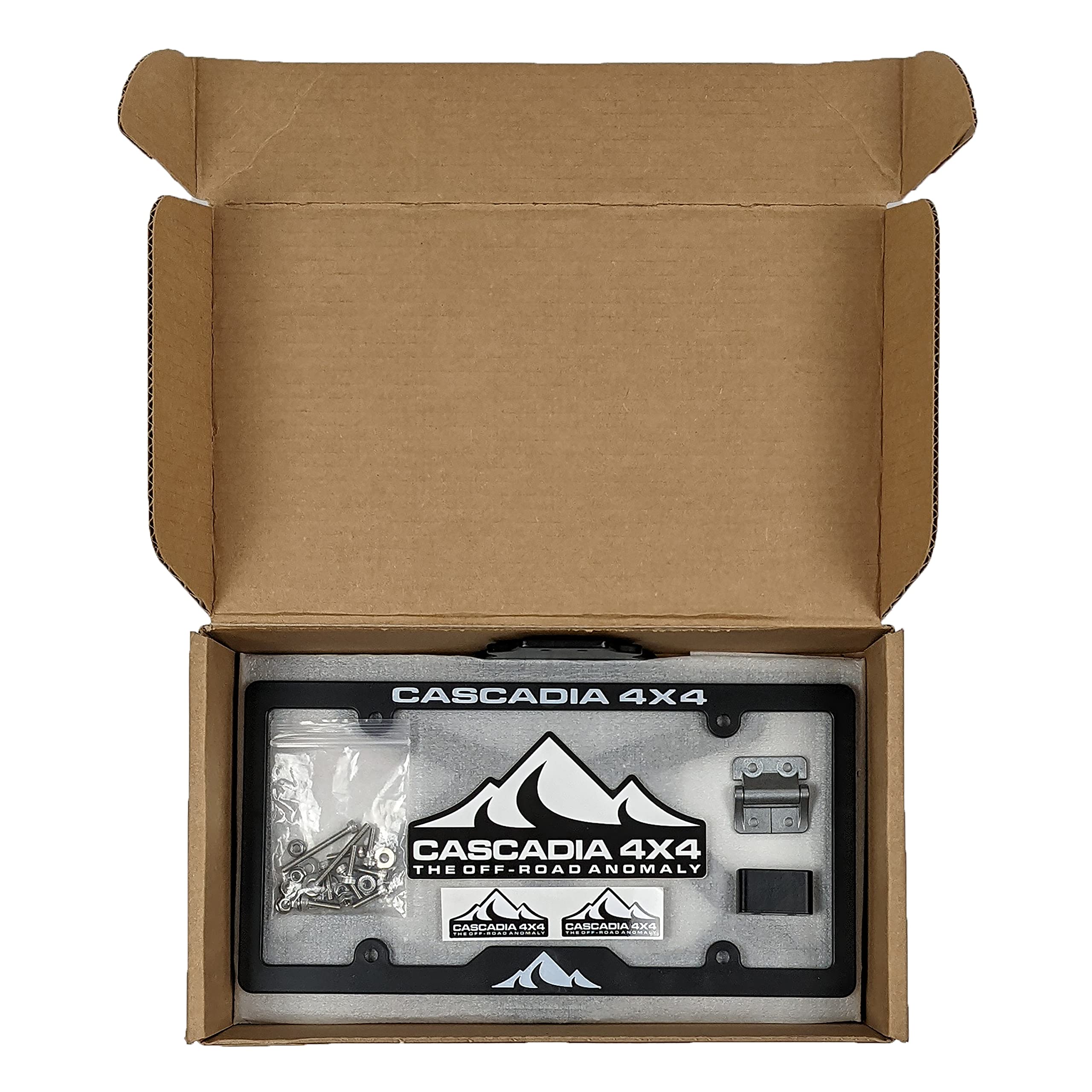 Cascadia 4x4 Flipster V3 | Winch License Plate Mounting System | Hawse, Roller, Recessed Fairlead