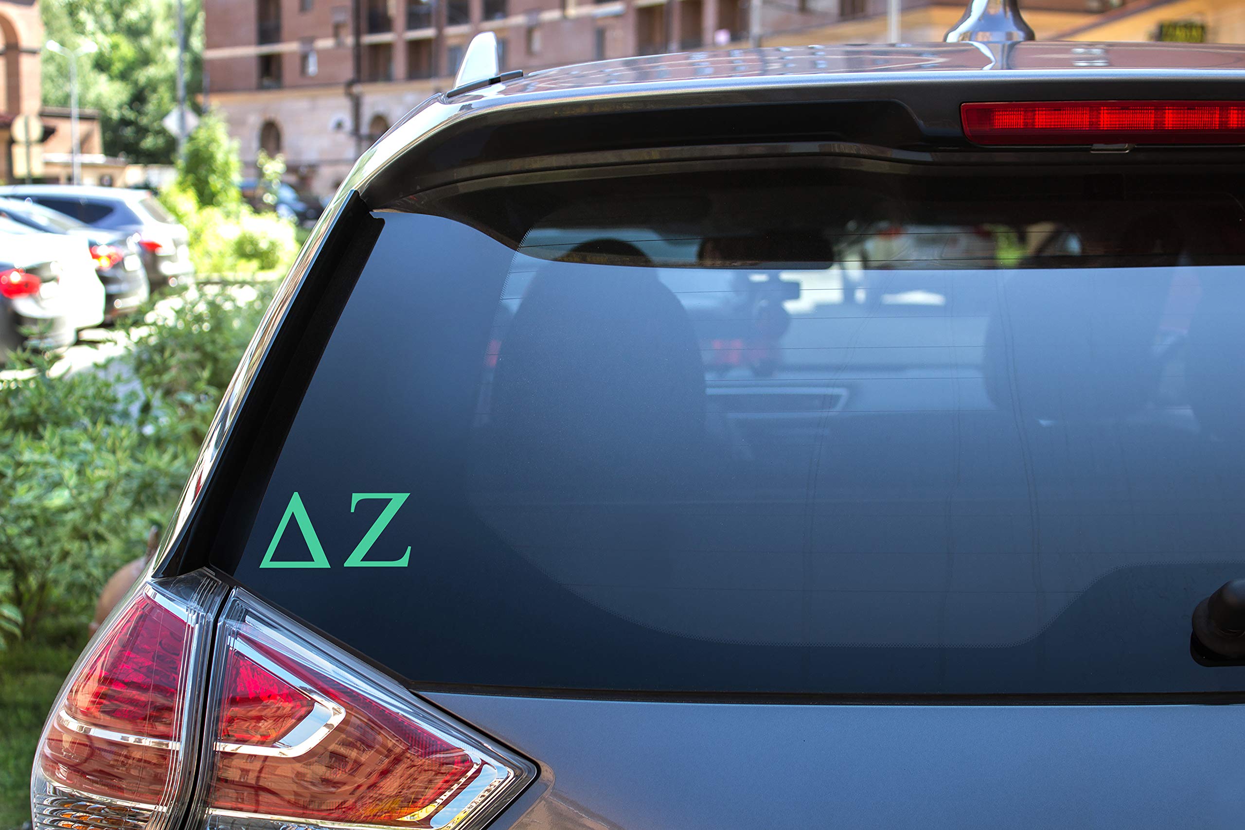Pro-Graphx Delta Zeta Greek Sorority Sticker Decal, 2.5 Inches Tall, Mint