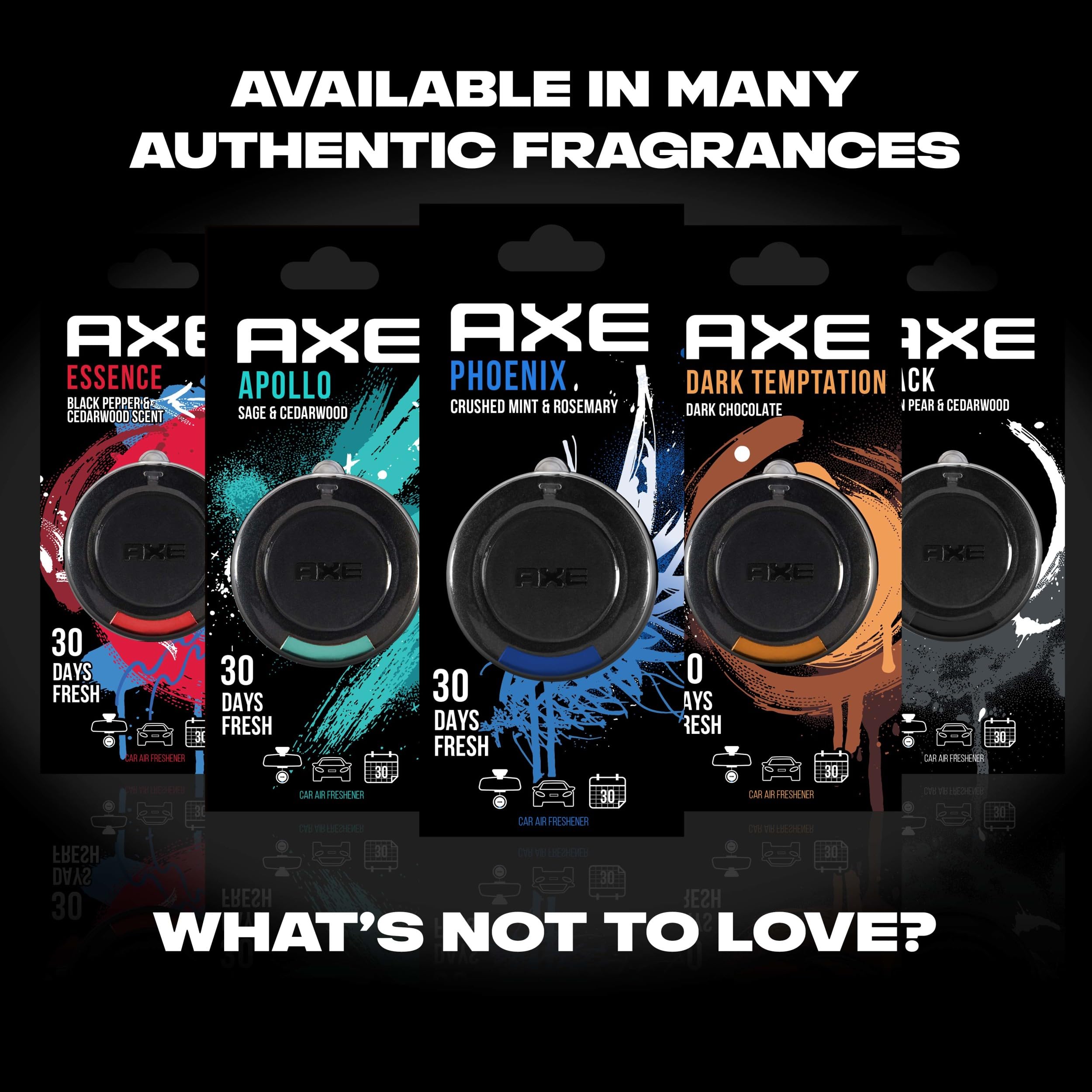 AXE Apollo Scent 3D Hanging Gel Car Air Freshener - 0.7 oz - Fresh Fragrance - 1 Pack