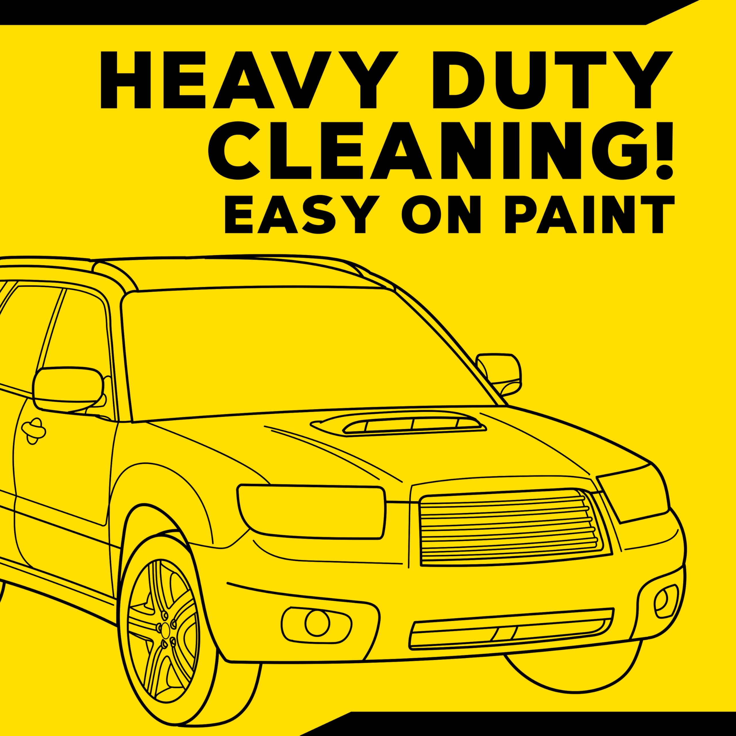 Meguiar'S Heavy Duty Bug & Tar Remover - Quick Bug Remover And Tar Remover Spray - Pro Strength Clear Coat Safe Technology With Powerful Foaming Action To Loosen Stuck Bugs, 15 Oz Aerosol