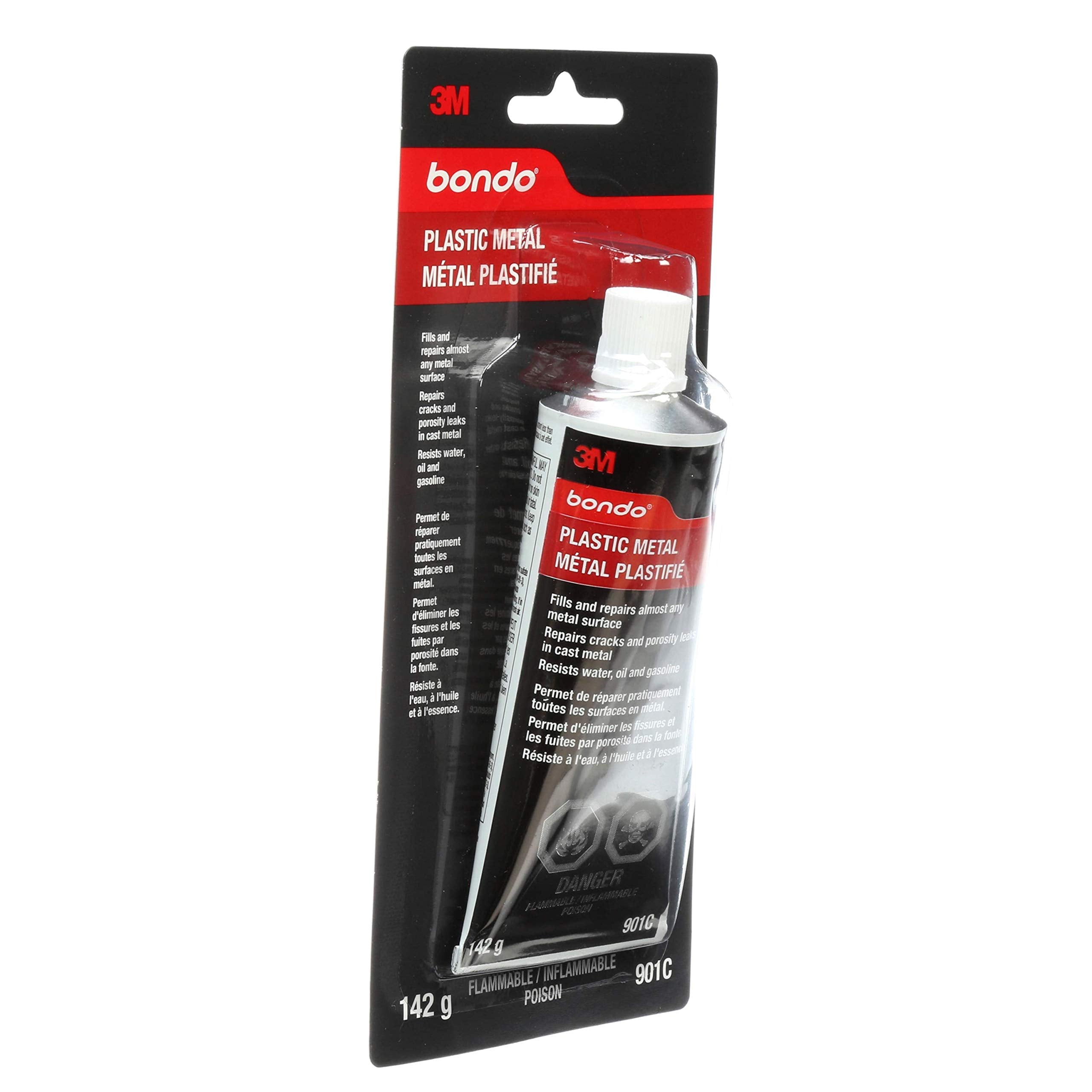 Bondo Plastic Metal, Seals & Fills Almost Any Metal Surface For Durability & Longevity, 5 Oz.