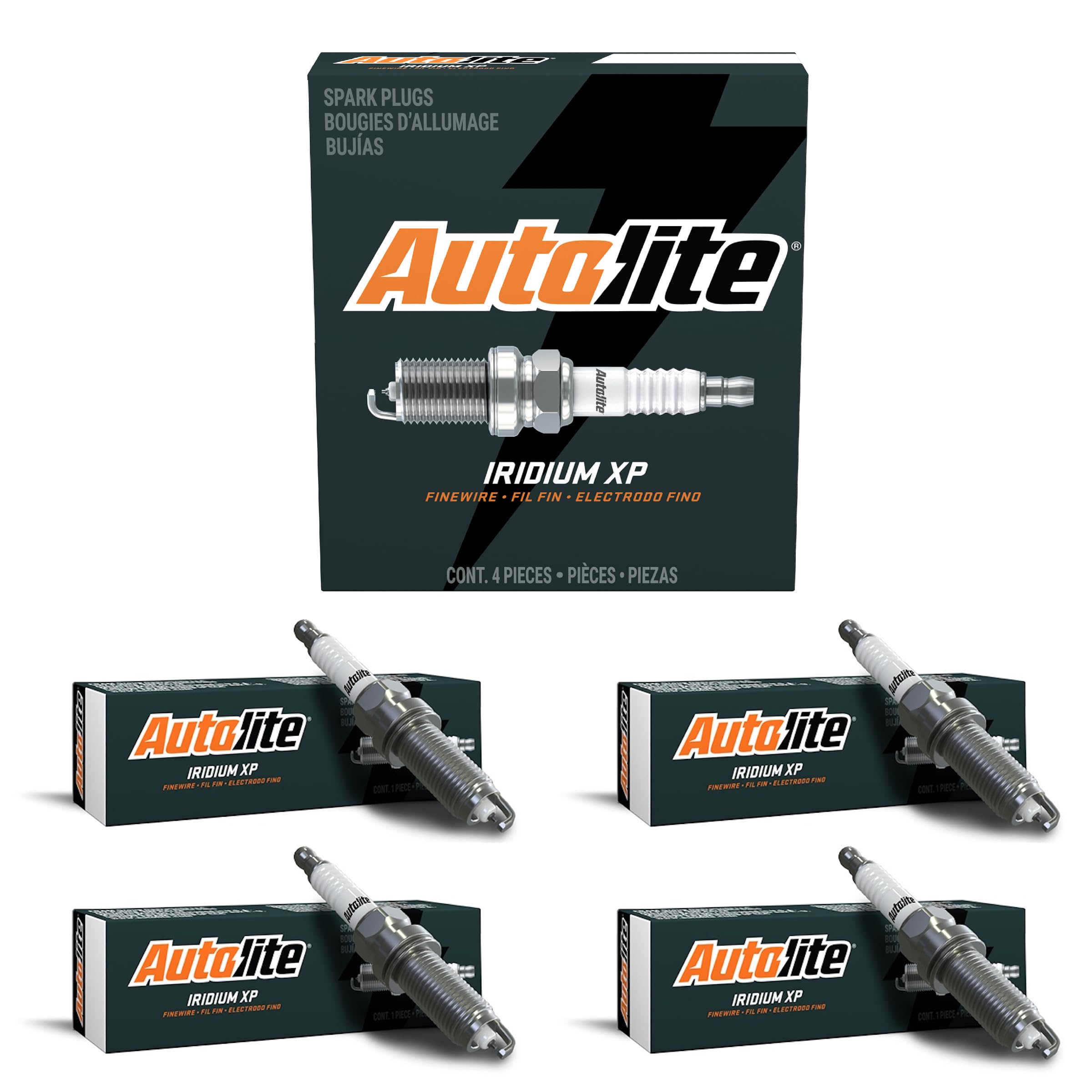Autolite Iridium Xp Automotive Replacement Spark Plugs, Xp5364 (4 Pack)