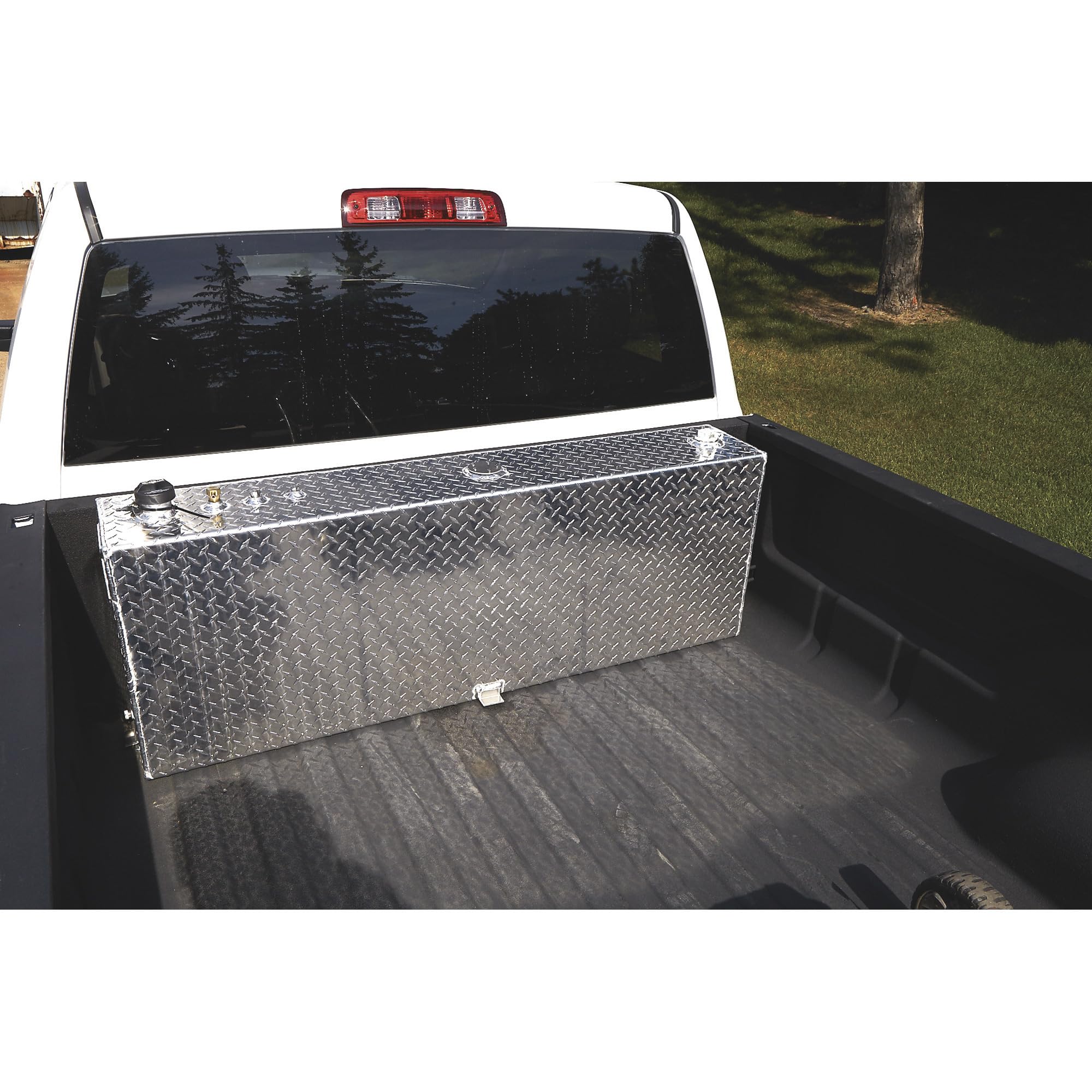 RDS MFG INC Rectangular Auxiliary Fuel Tank - 45 Gallon, Aluminum, Model 71083