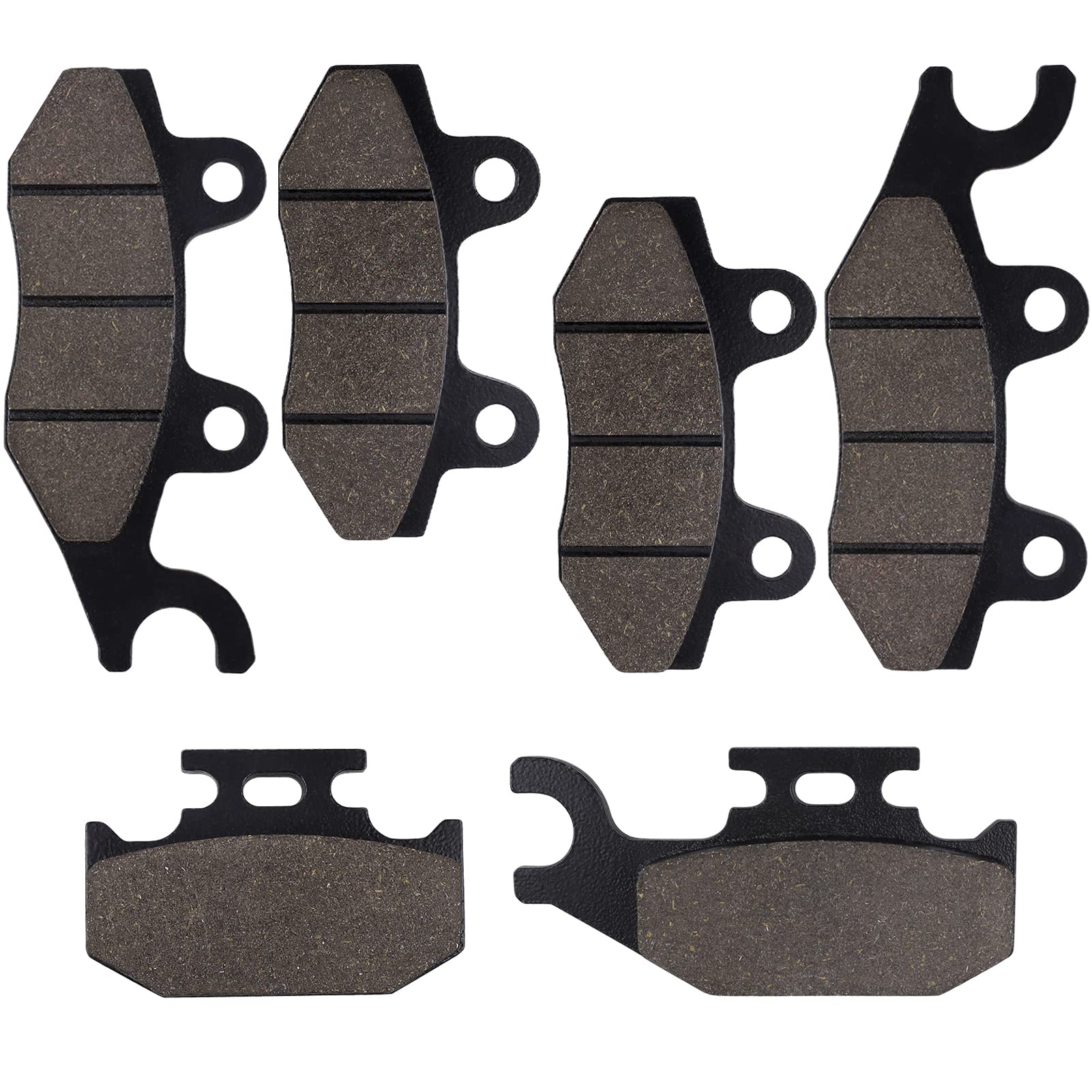 Rhino 660 700 Brake Pads Front and Rear Compatible with Yamaha Rhino 660 YXR660 4x4 2004-2007 / Raptor 700 700R YFM700 2006-2012