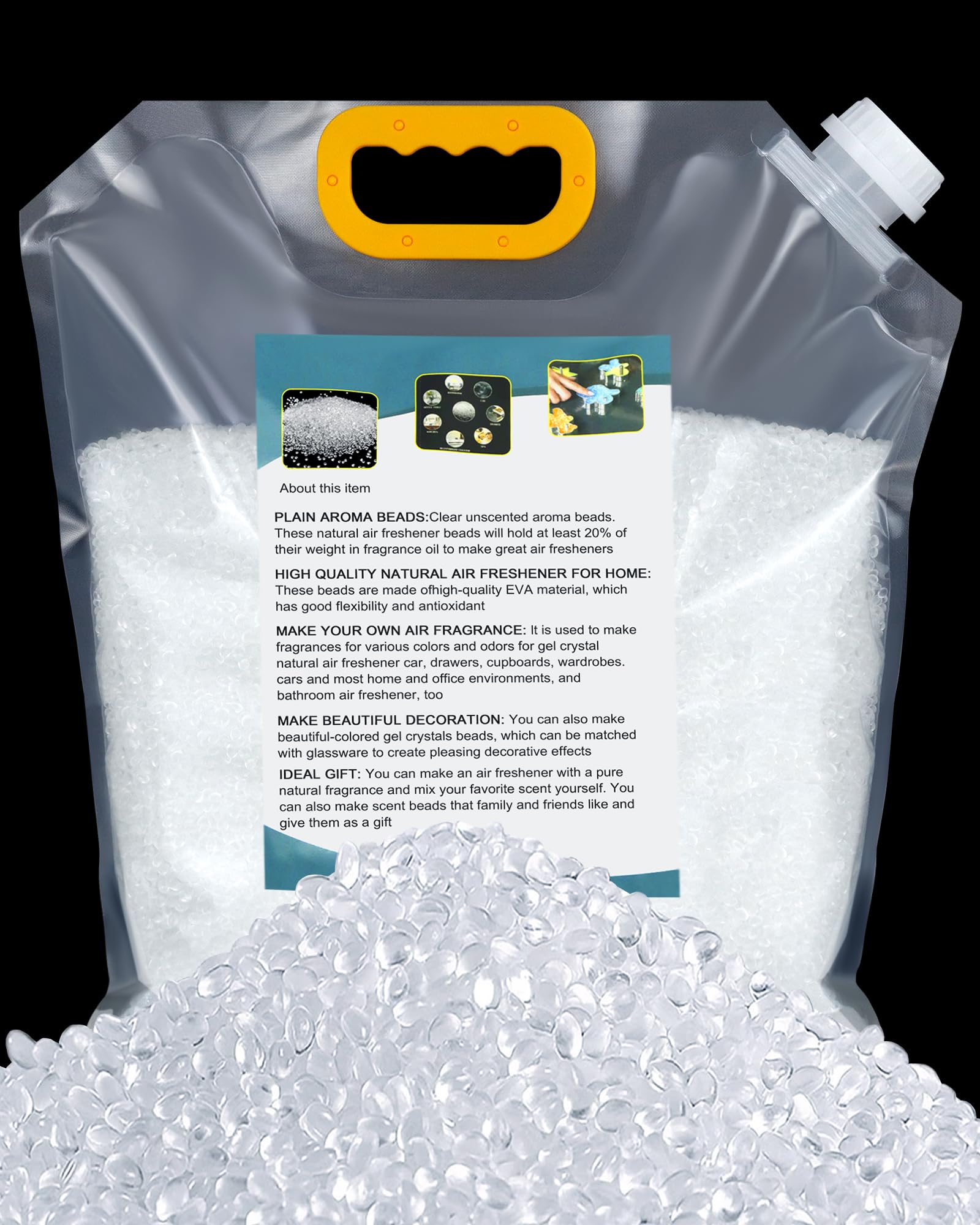 3Lb Unscented Aroma Beads For Car Freshies Freshie Beads Freshie Supplies Diy Homemade Natural Eva Beads Bulk