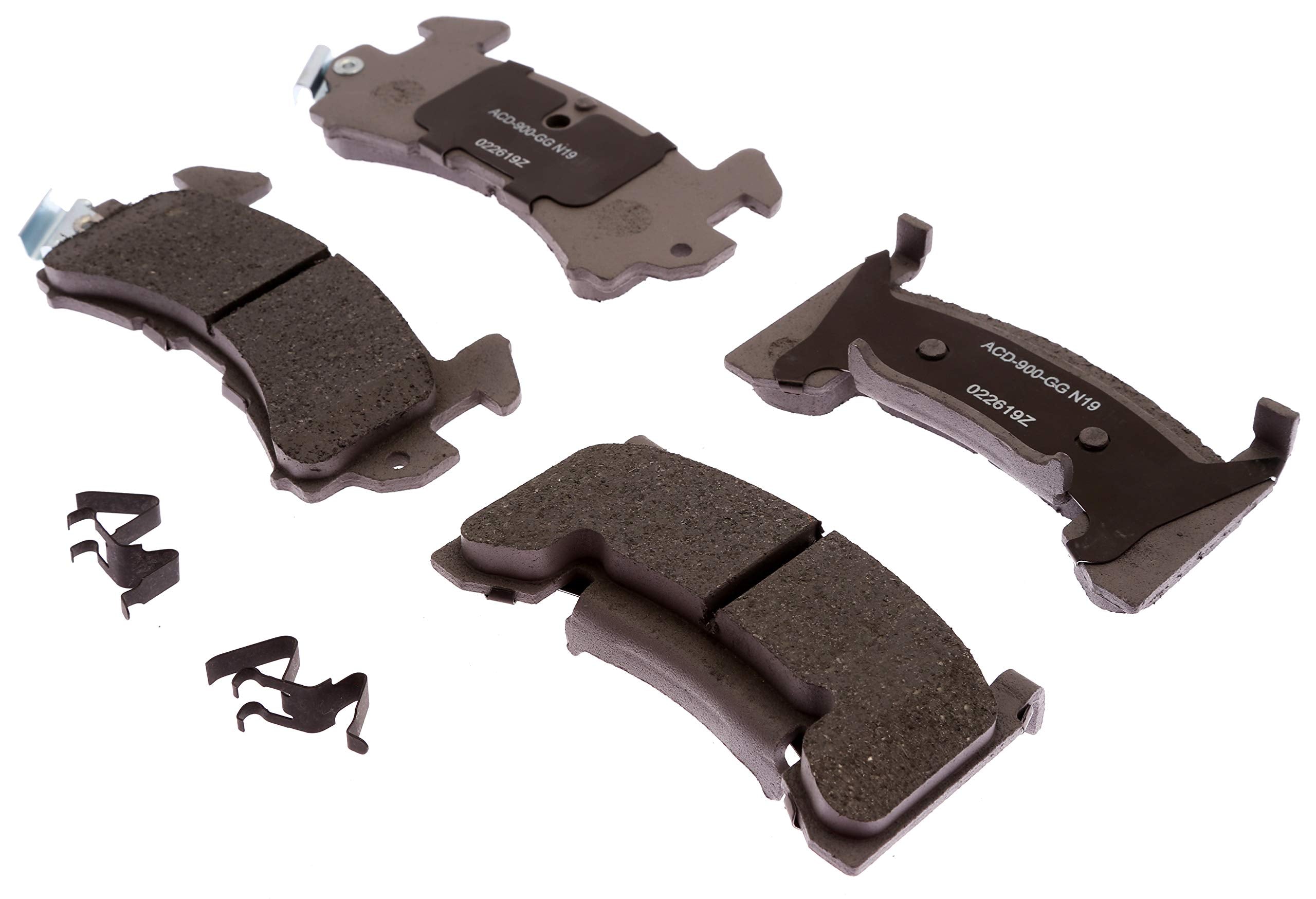 ACDelco 14D154CHF1 Silver Ceramic Disc Brake Pad Set with Clips
