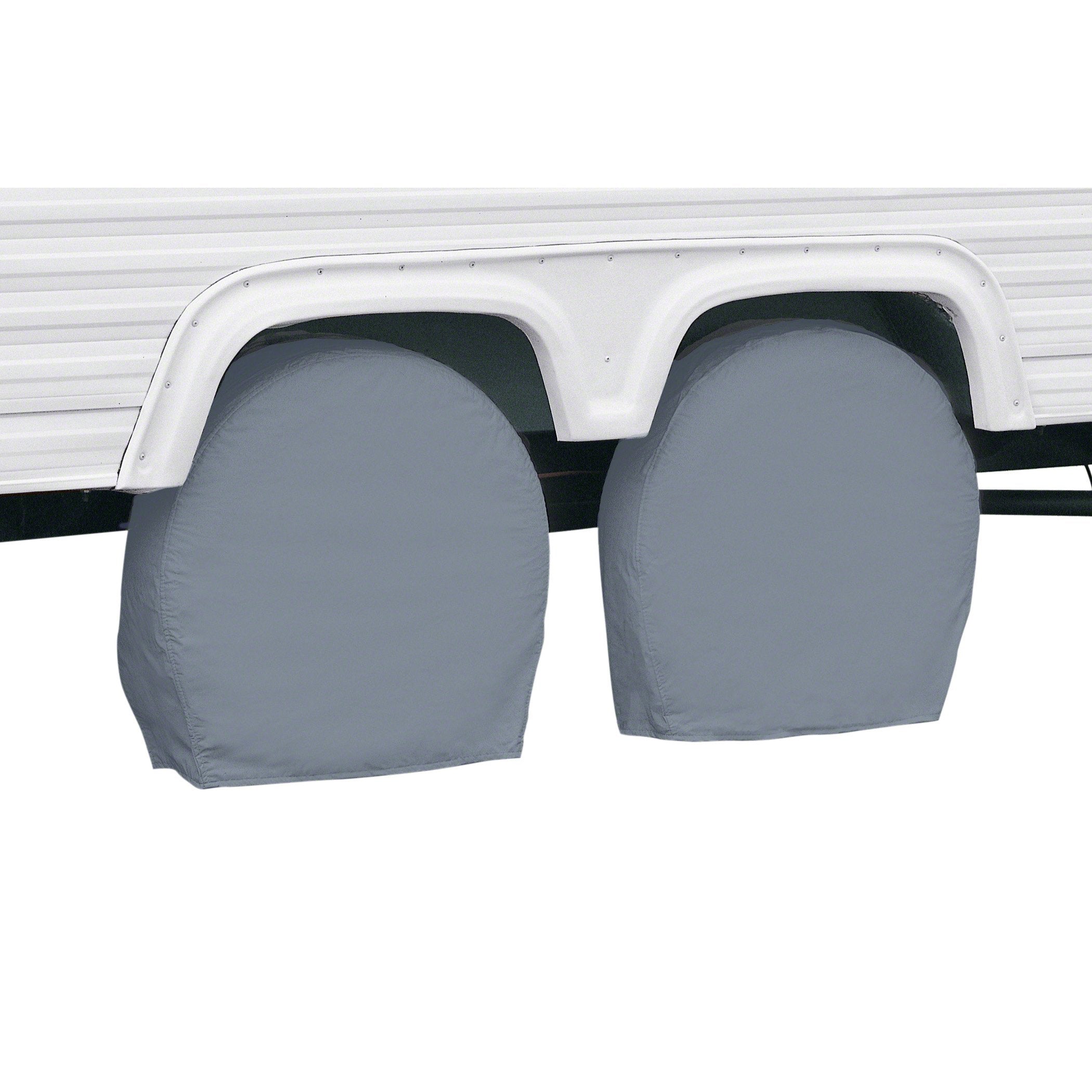 Classic Accessories Over Drive Rv Wheel Covers, Wheels 37-41 Diameter (Bus), 9.25 Tire Width, Grey