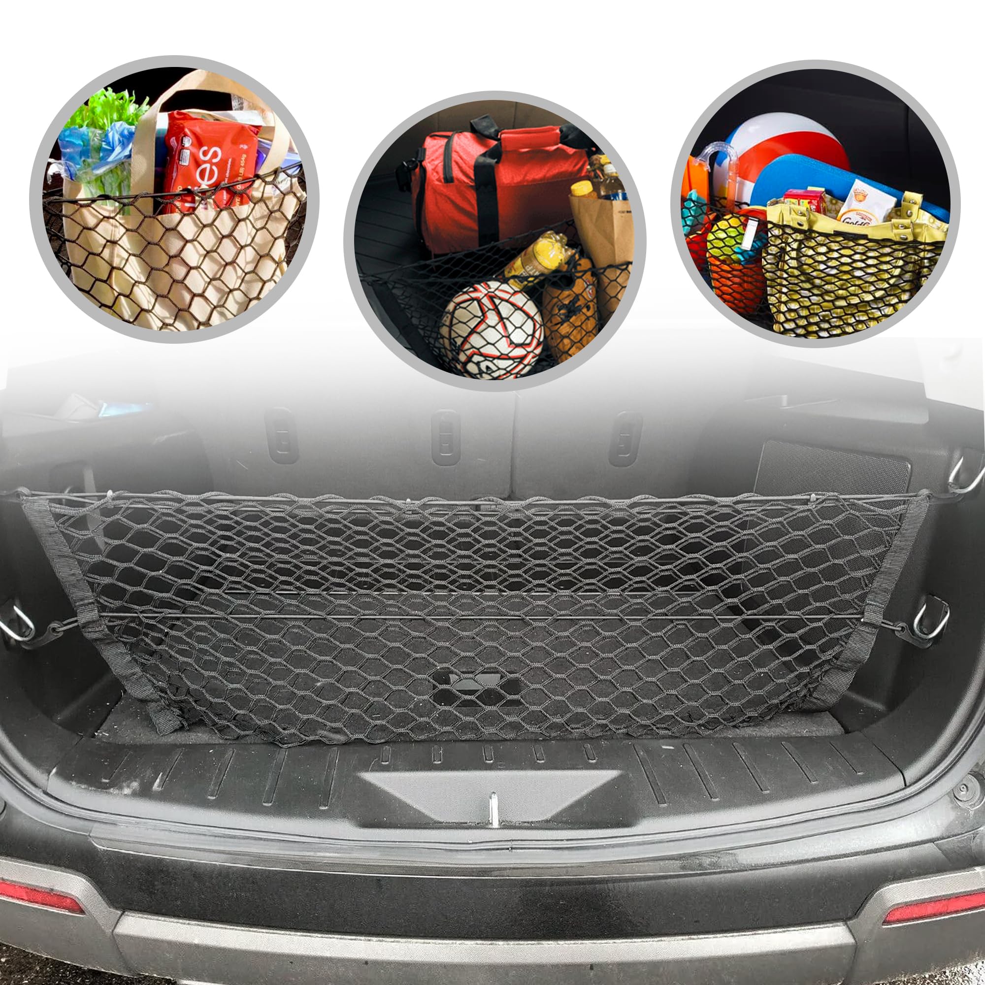 Trunknets Inc Envelope Trunk Cargo Net For Chevrolet Equinox 2010 2011 2012 2013 2014 2015 2016 2017 NEW