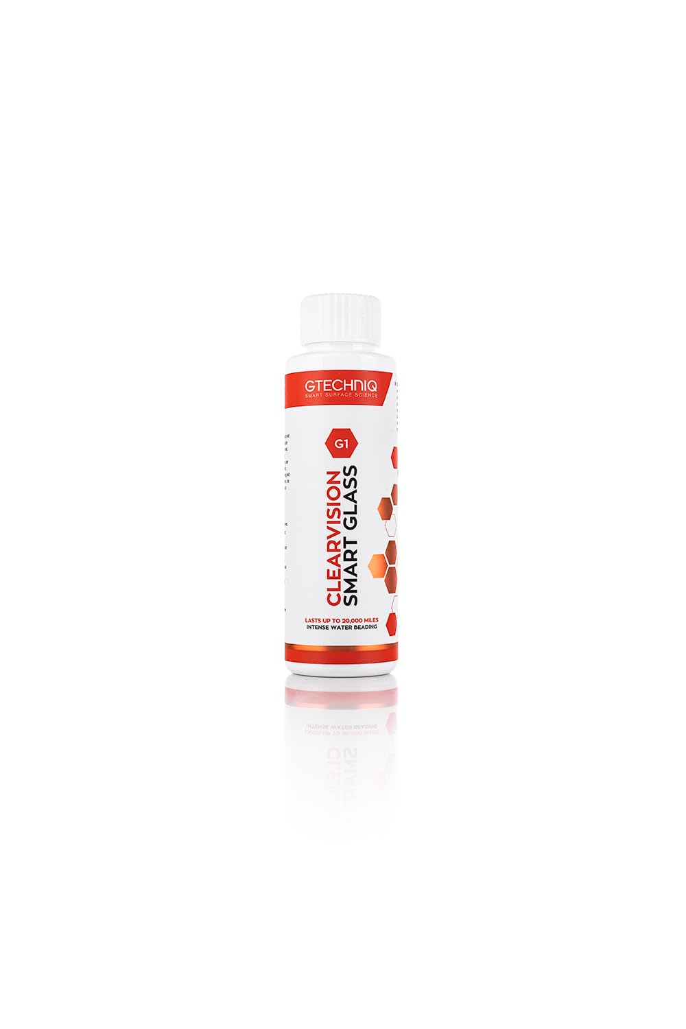 Gtechniq - G1 Clearvision Smart Glass - Improve Wet Weather Visibility; Durable Hydrophobic Coating; Chemically Bonds To Glass; Lasts 1 To 2 Years; More Easily Remove Contaminates (100 Milliliters)