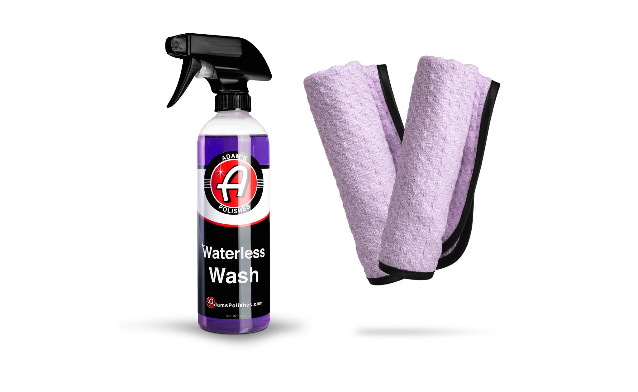Adam'S Polishes Waterless Car Wash - Made With Advanced Emulsifiers And Special Lubricants - Eco-Friendly Waterless Car Washing With No Hoses, Water & Messes (Combo)