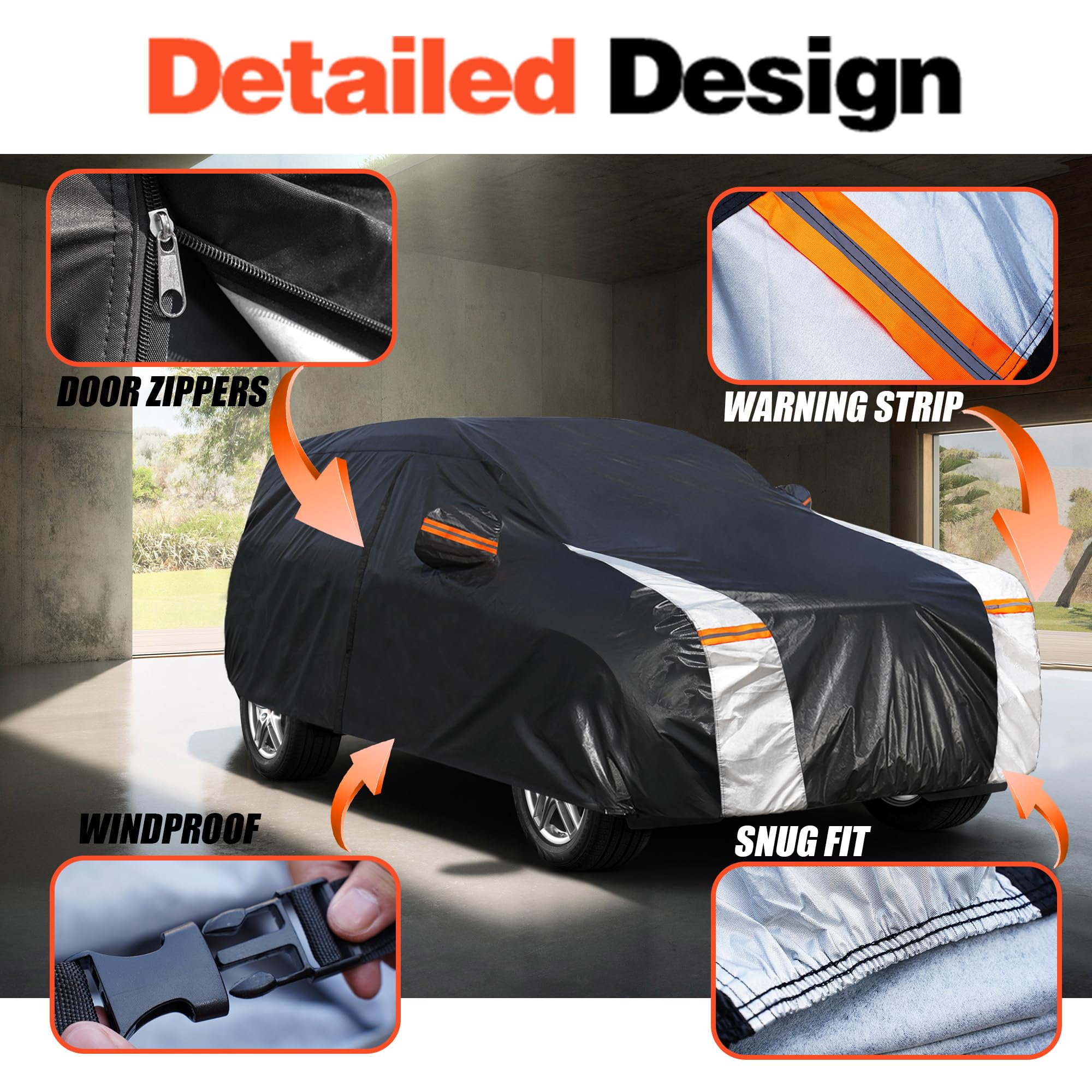 Cotryvox Car Cover For Honda Crv Cr-V (1995-2025) All-Weather Outdoor Waterproof Rain Snow Uv Sun Protector Full Exterior Weathe